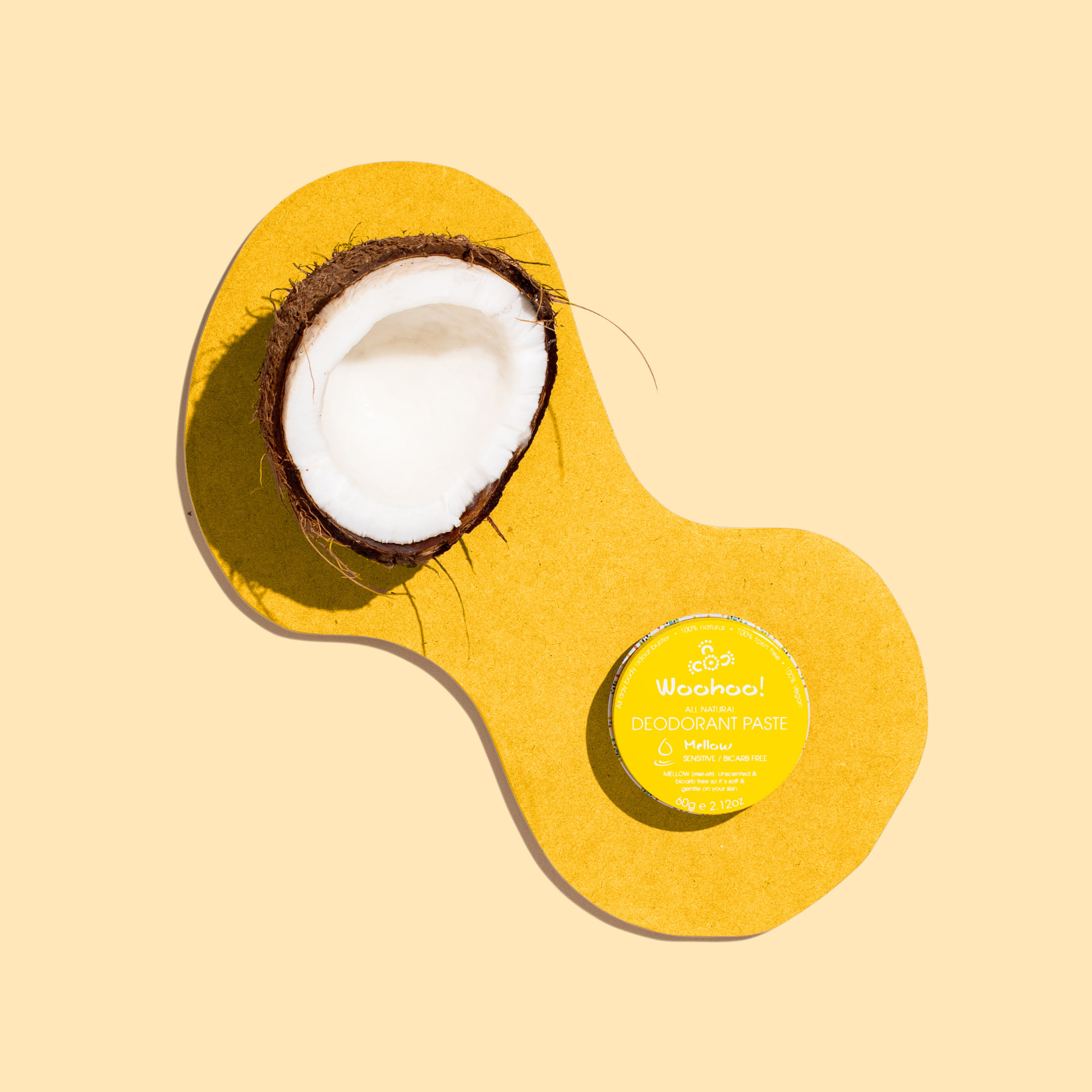 Woohoo Body - Woohoo All Natural Deodorant Paste (Mellow) 60g