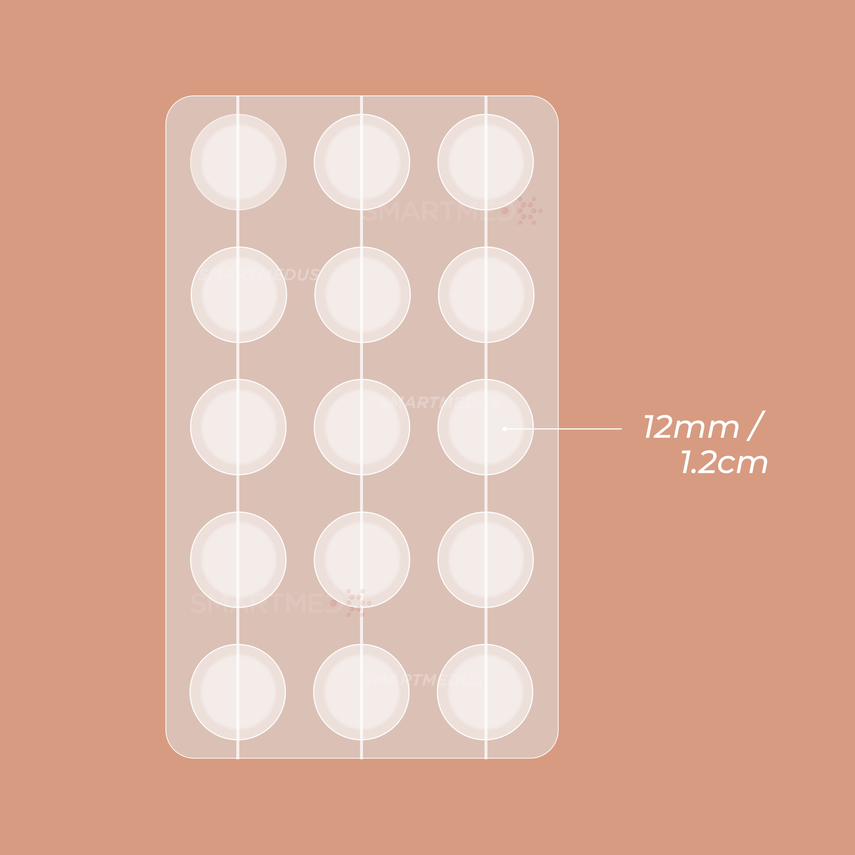 SMARTMED - Smart Cold Sore Treatment Patch with Honey