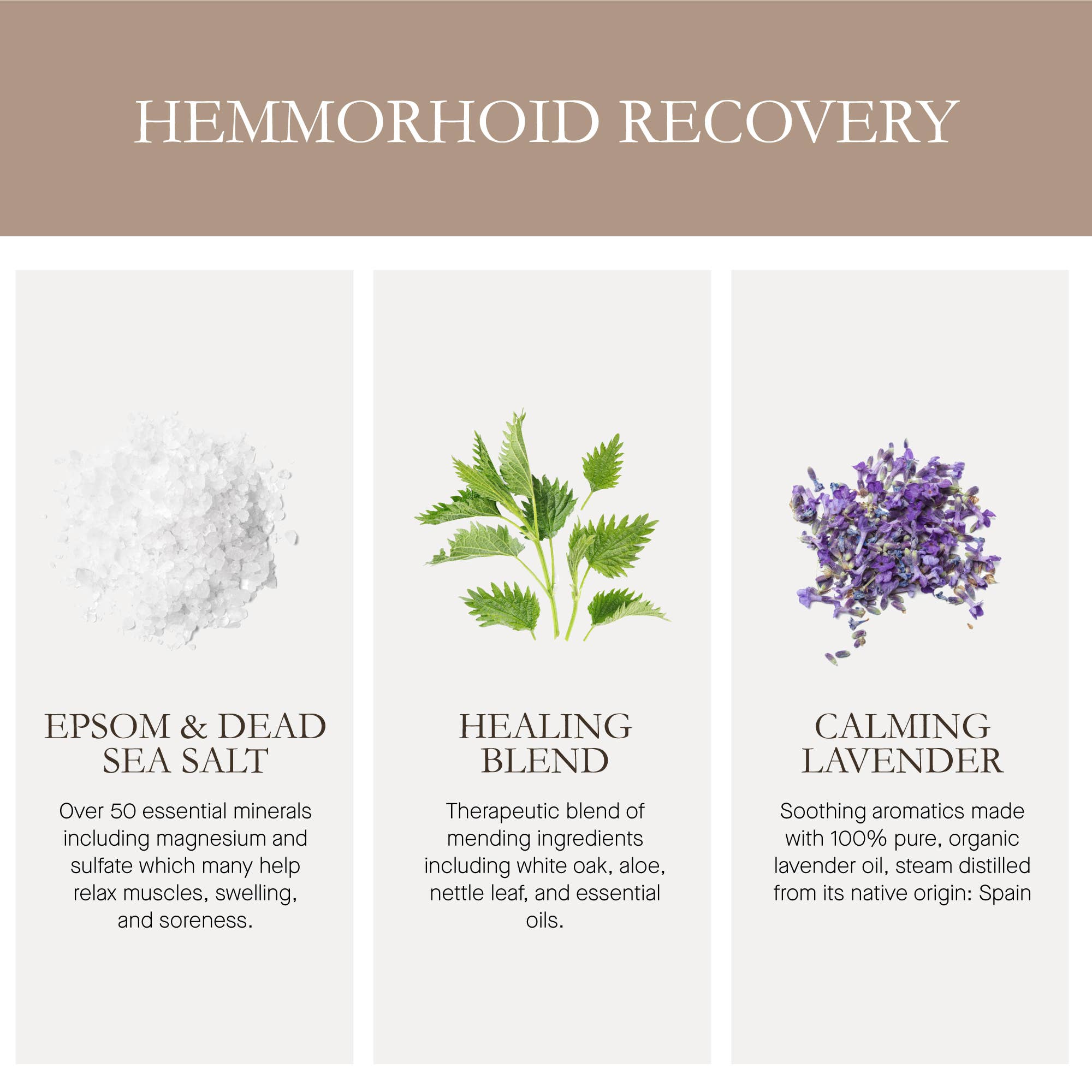 Plant of Life - Postpartum Recovery Bath Soak | Sitz Salt with Epsom Salt