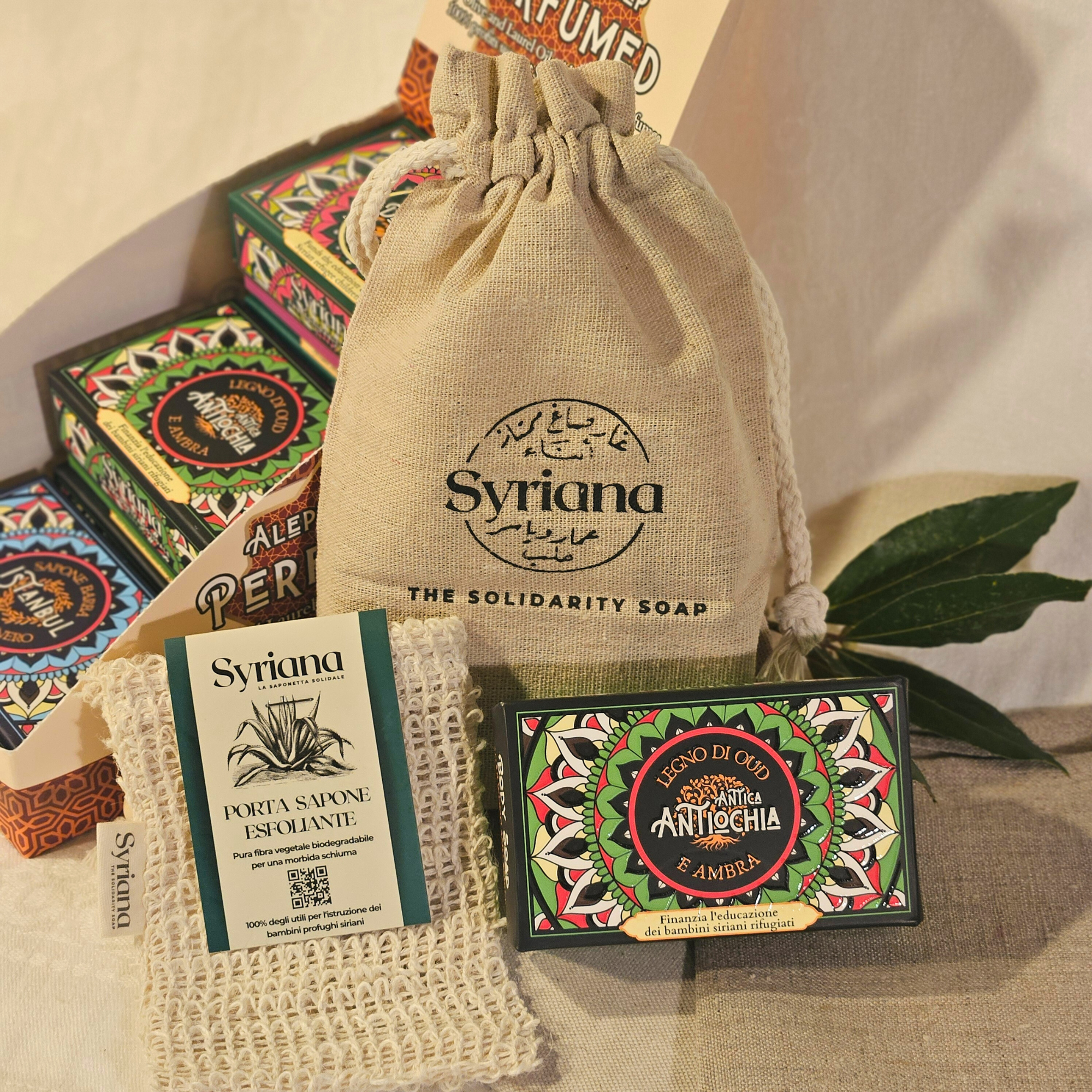 Syriana - Orient Scent Aleppo Soap, Olive & Laurel 100% profit donated: Mix of all 3