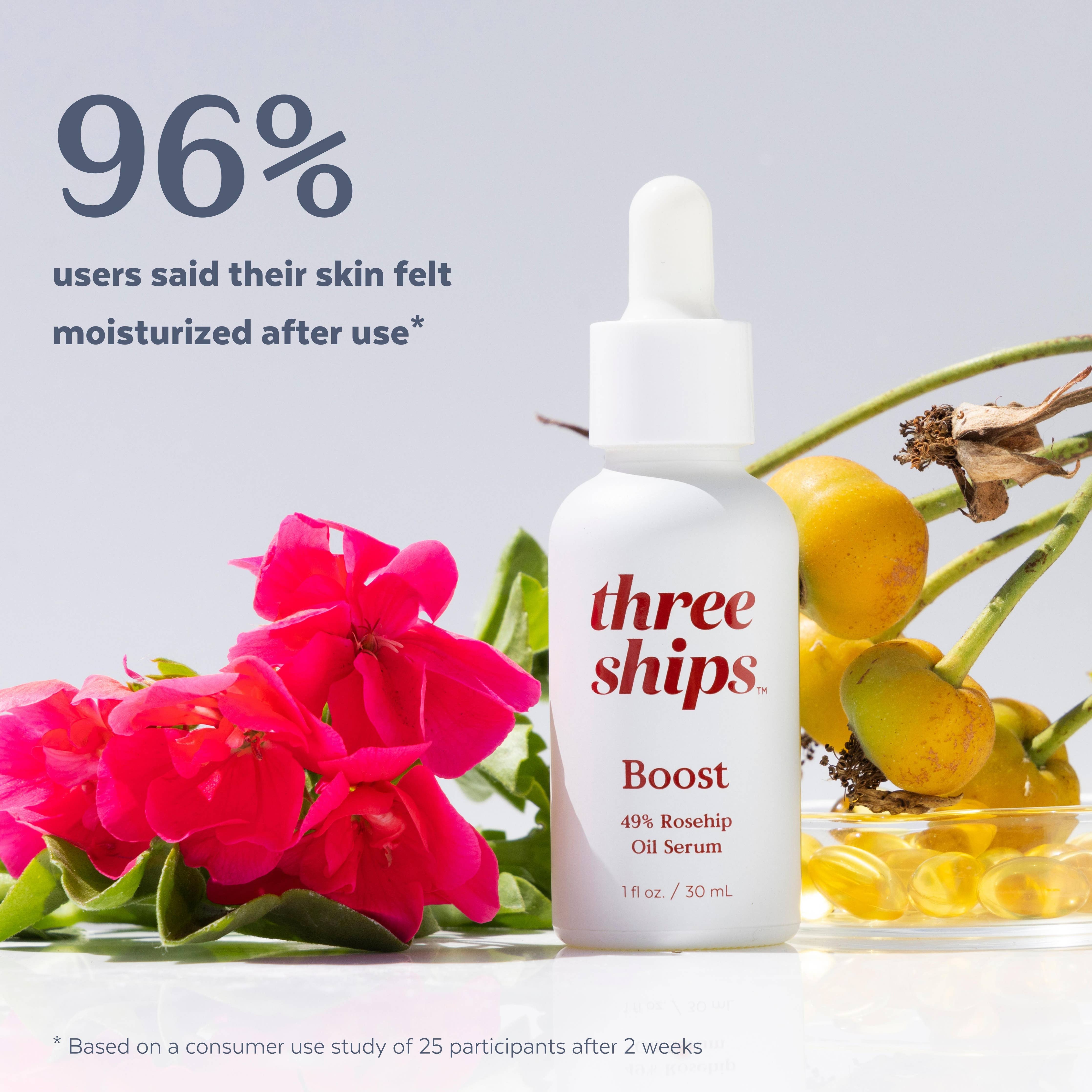 Three Ships - Boost 49% Rosehip Oil Serum (30mL)
