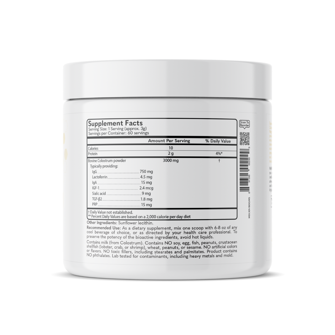 MD Logic Health - Colostrum: 60 Servings - 1 Jar
