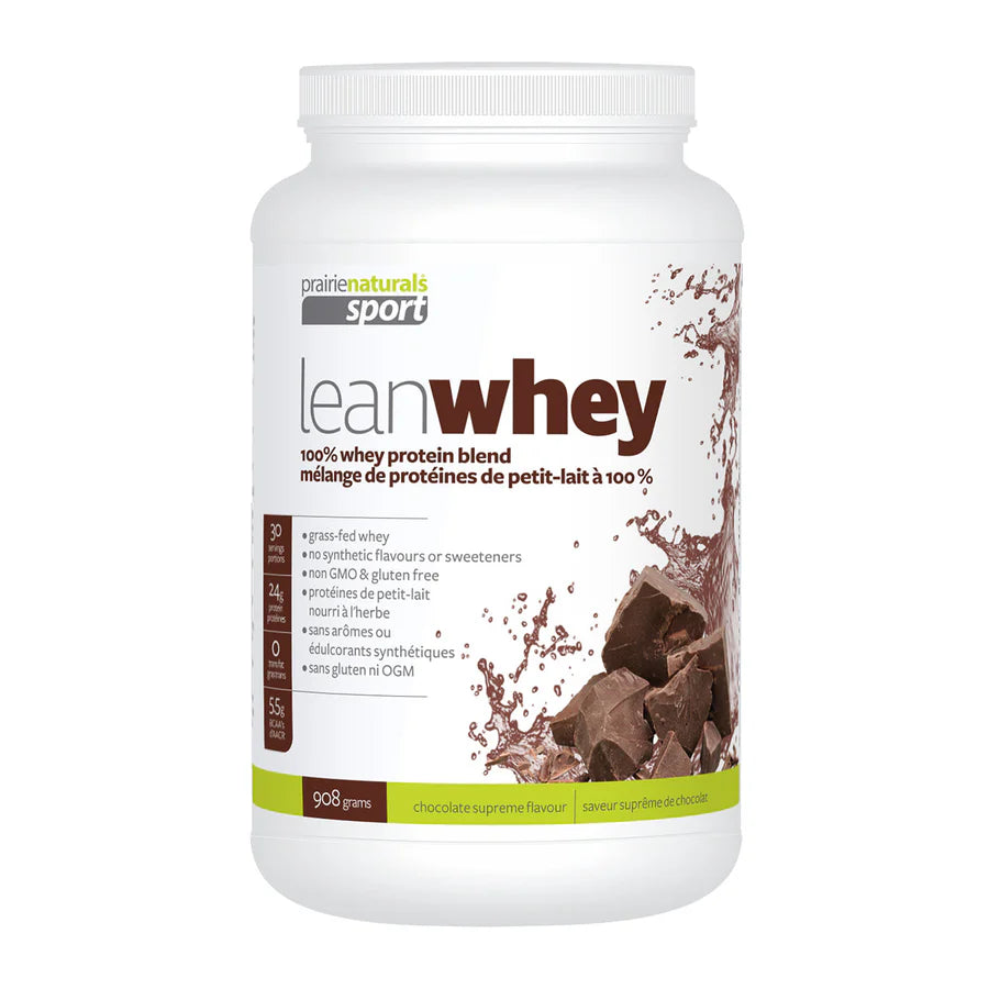 Prairie Naturals Lean Whey Protein - Chocolate - 908g
