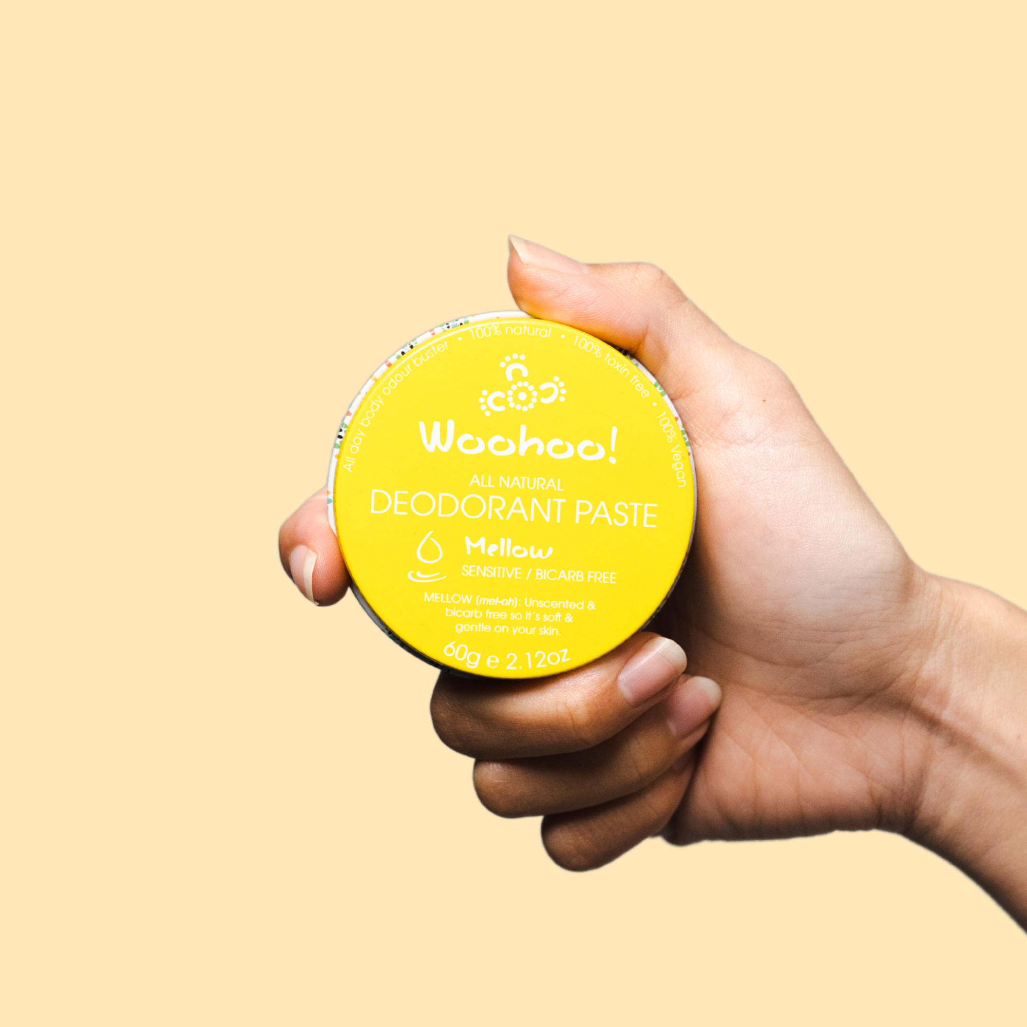Woohoo Body - Woohoo All Natural Deodorant Paste (Mellow) 60g