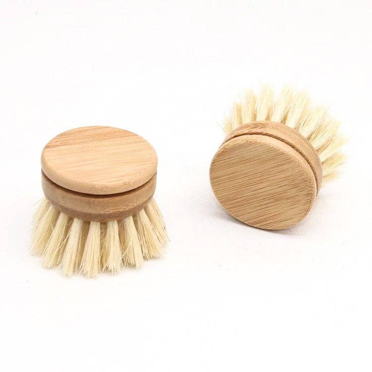 Smile Boutiques - Bamboo Sisal Dish Brush - Zero Waste Kitchen Brush: Sisal Dish Brush