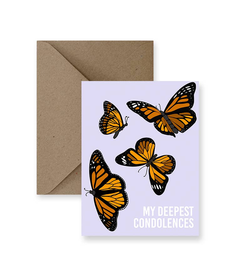 IMPAPER - My Deepest Condolences Sympathy Card