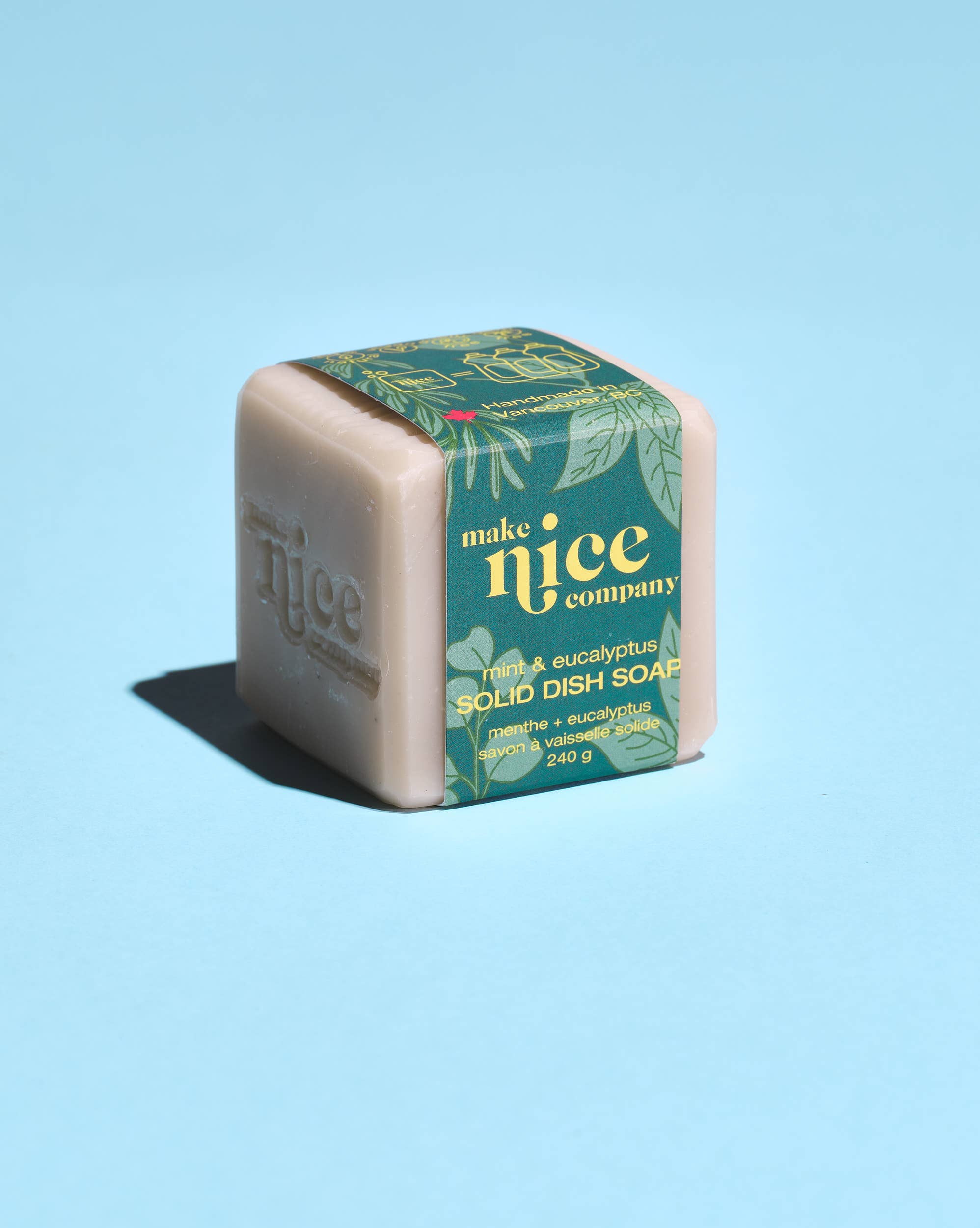 Make Nice Company - Mint & Eucalyptus Solid Dish Soap