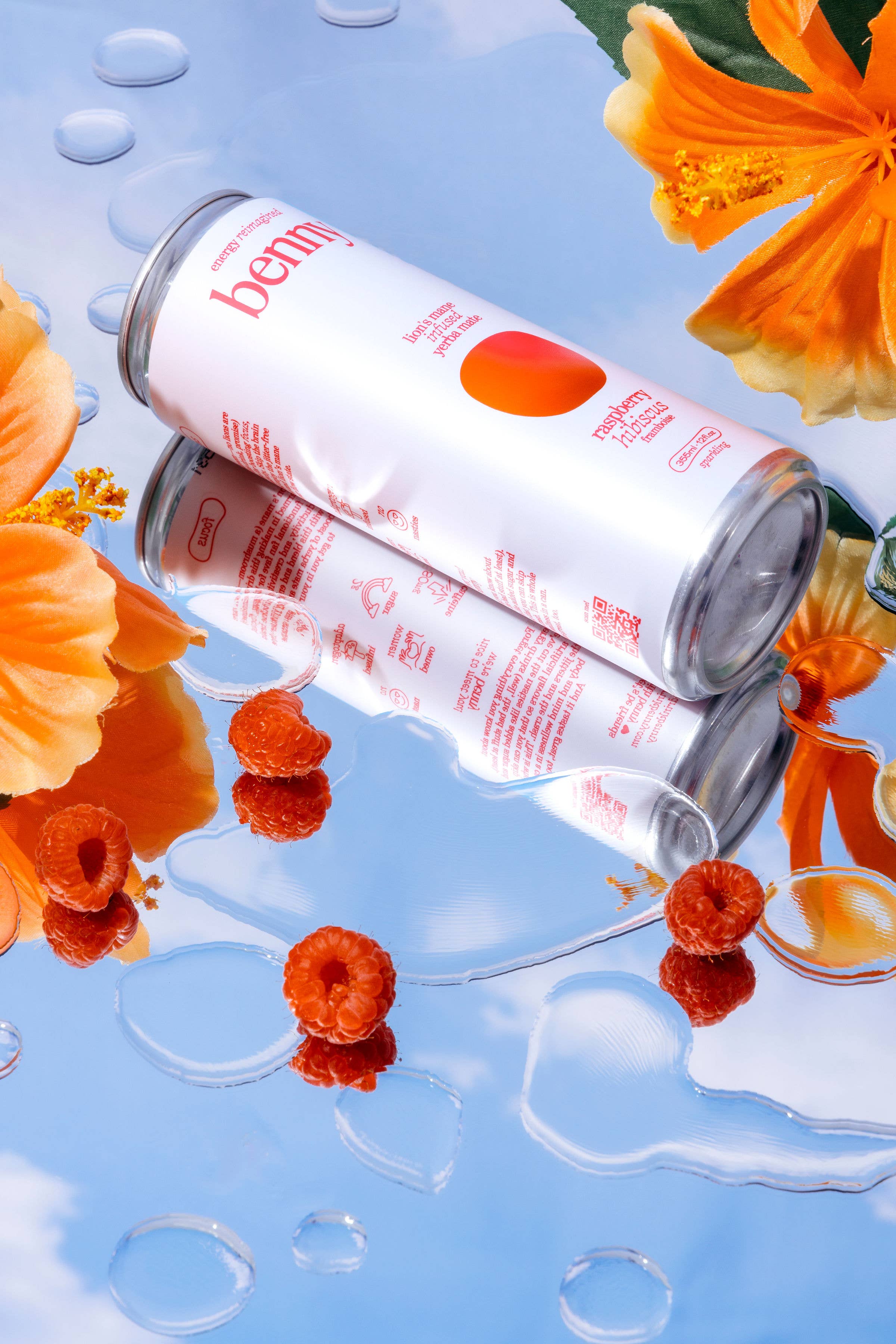 Benny - Raspberry Hibiscus Yerba Mate Energy Drink