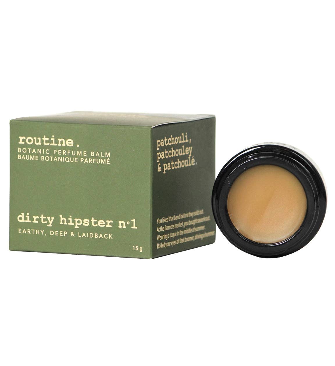 Routine - Dirty Hipster No.1 15g Botanic Perfume Balm