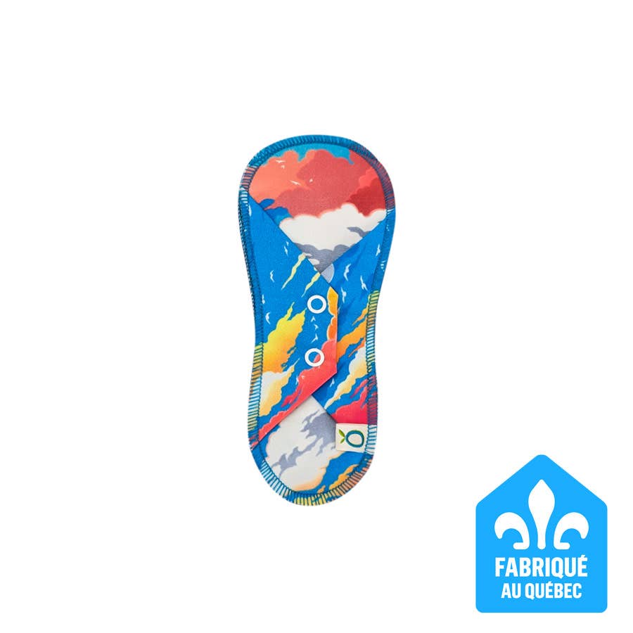 Öko Créations - Reusable Hemp Light Panty Liner: Céleste