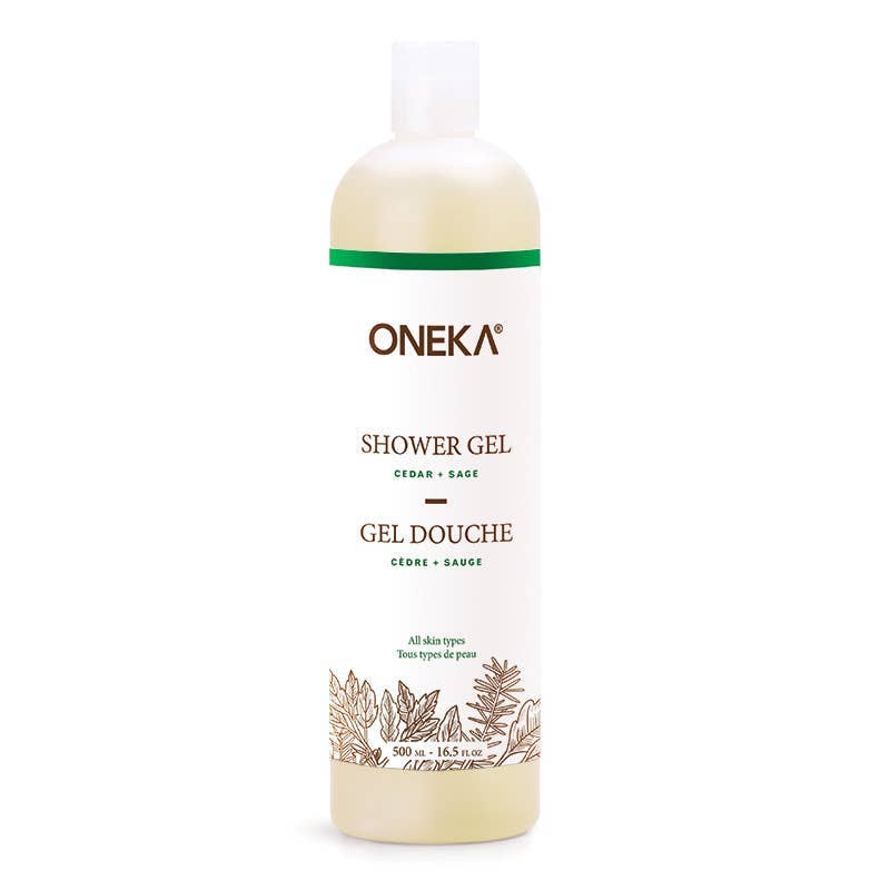 Oneka Canada - 16.5 Oz Oneka Cedar and Sage Shower Gel: 16.5 oz