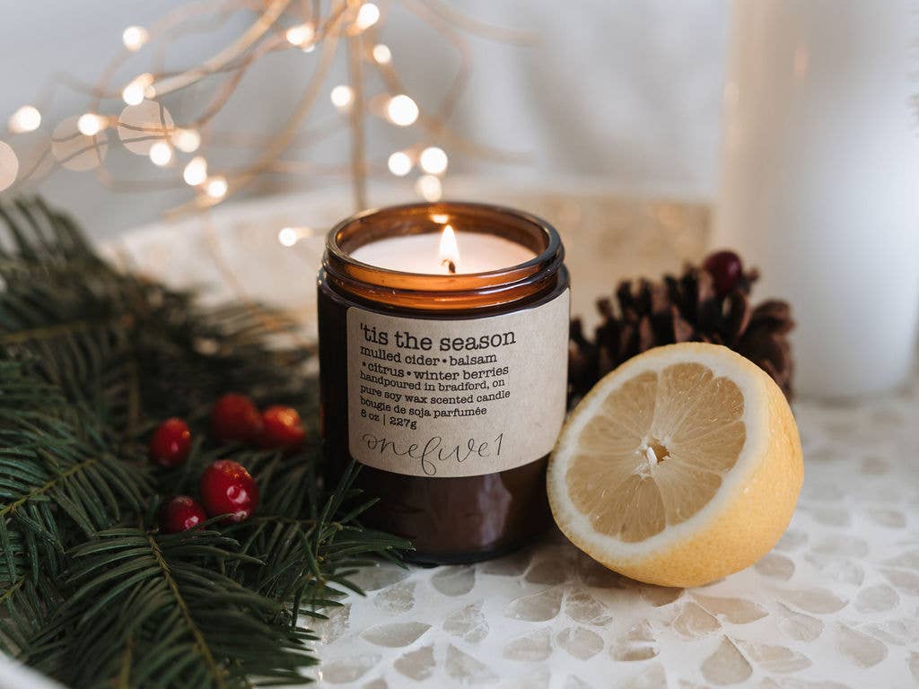 onefive1 - Winter holiday candles- soy wax : Tree farm