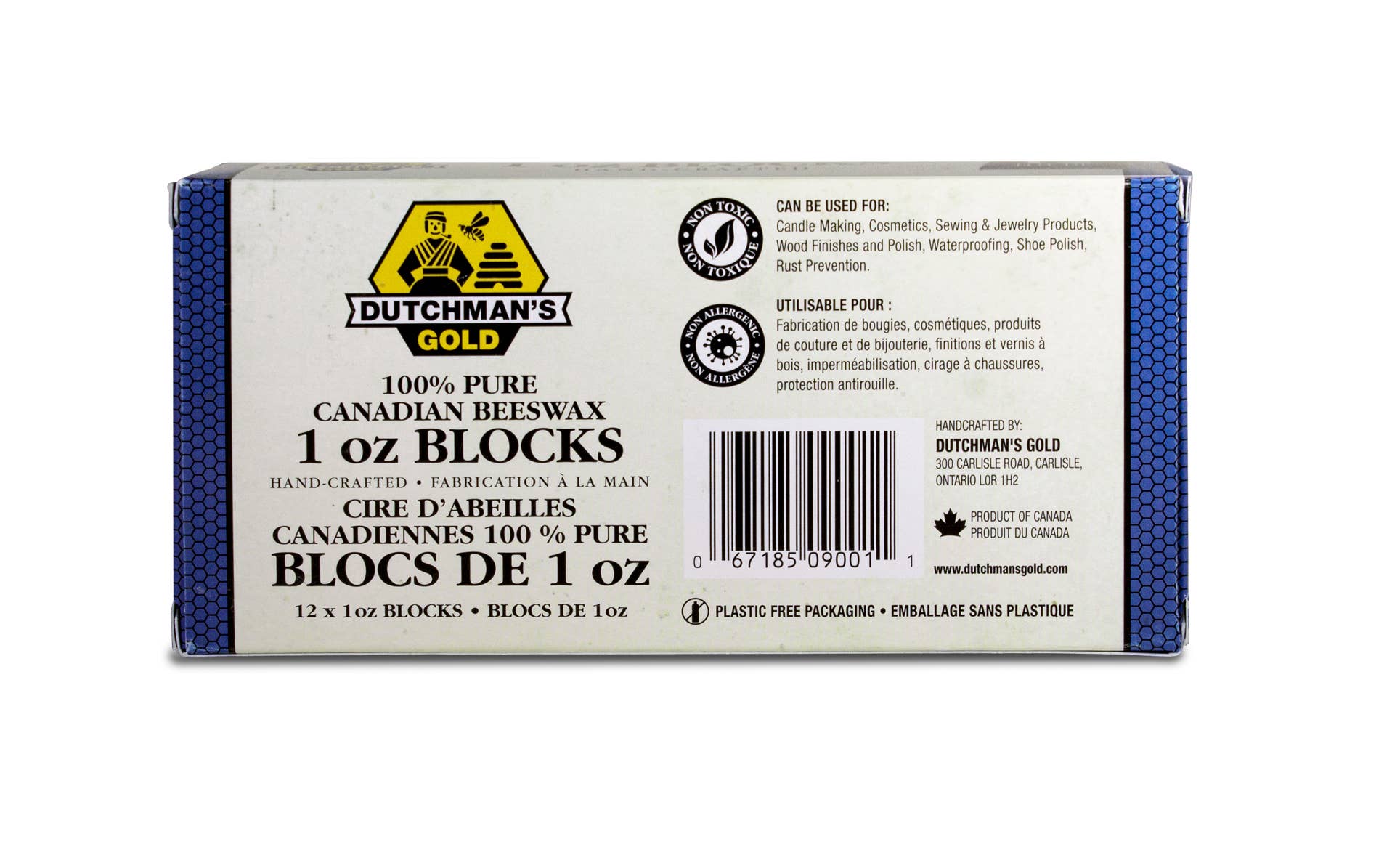 Dutchman's Gold - Beeswax - 1 ounce Bars: 1 oz