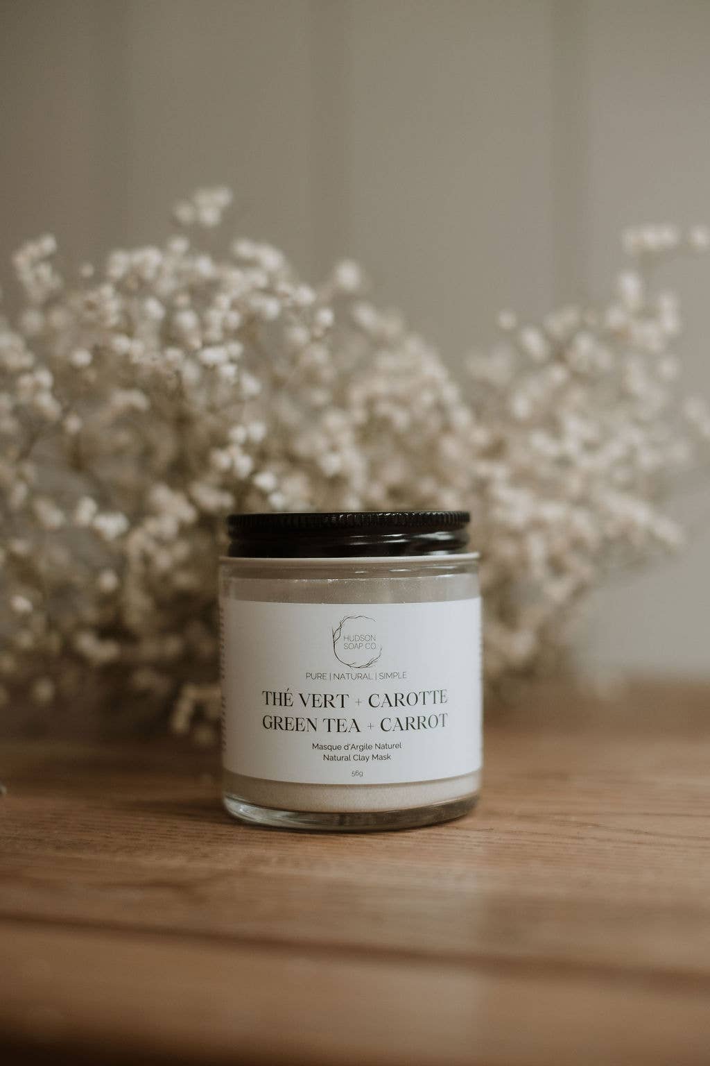 Hudson Soap Co - GREEN TEA + CARROT | natural clay mask