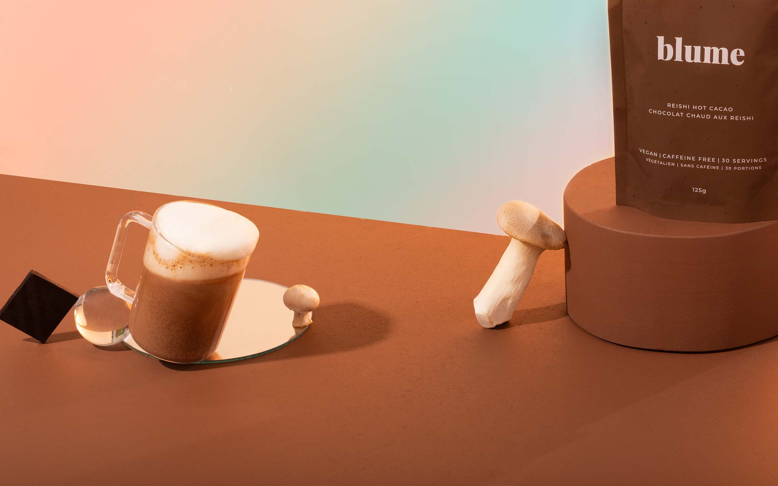 Blume - Superfood Latte Powder, Reishi Hot Cacao