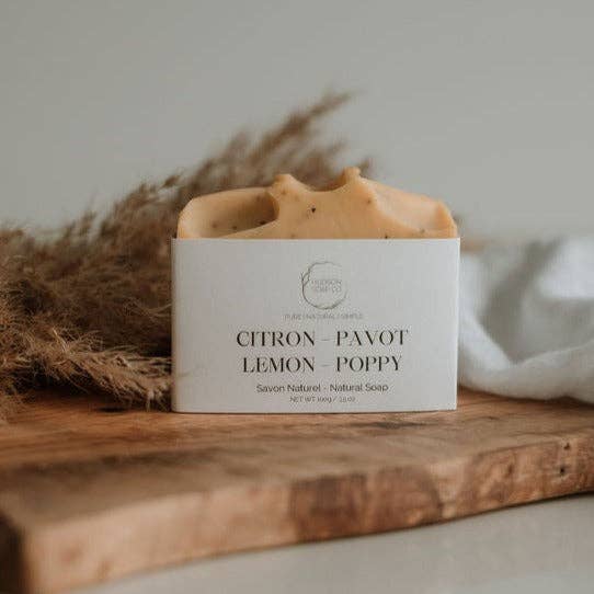 Hudson Soap Co - LEMON + POPPY | natural soap
