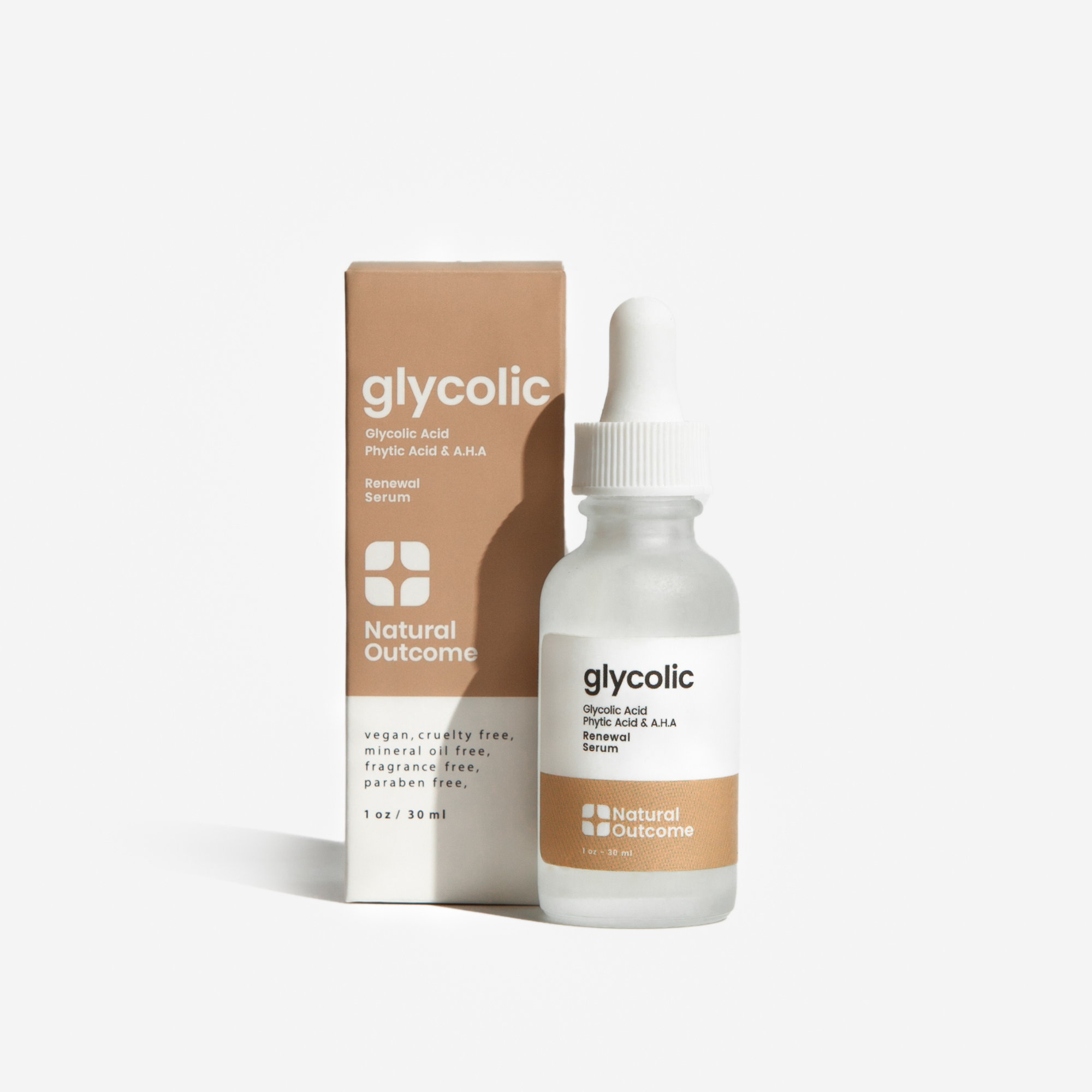 Natural Outcome Skincare - Glycolic Acid Facial Serum - Renewal Face Serum