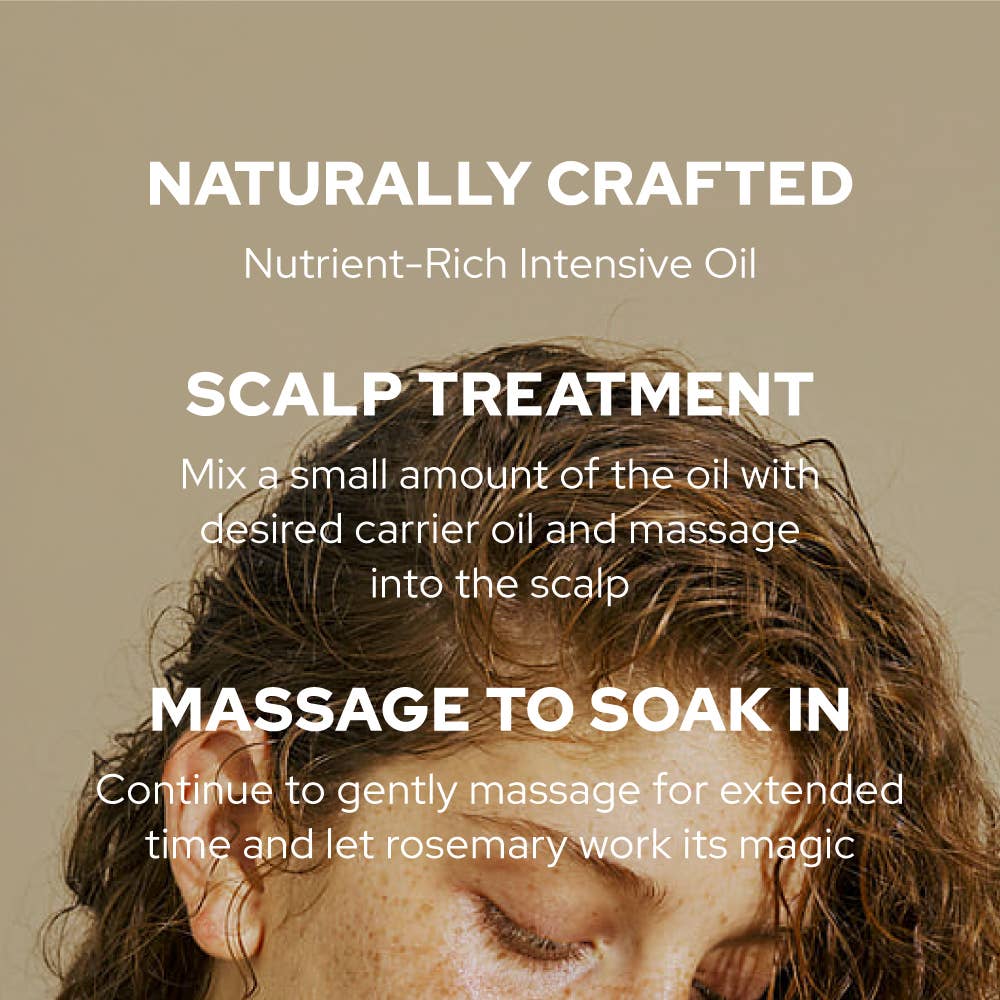 Plant of Life - Rosemary Essential Oil for Aromatherapy Hair, Skin, & Nails: 2oz