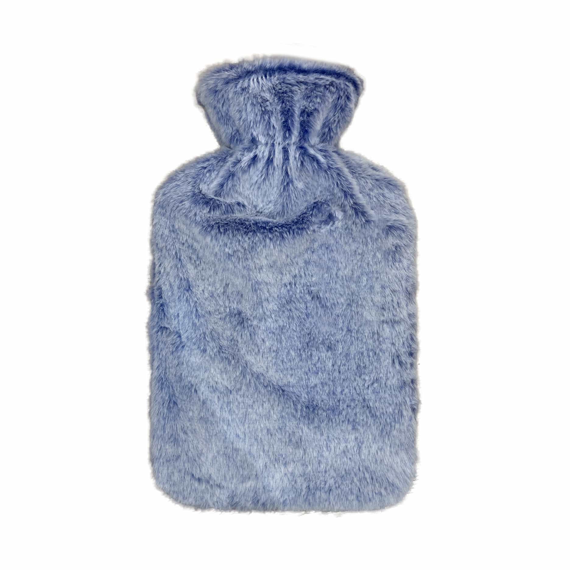 Vizion Vogue - 2L Hot water bottle with cover: Blue