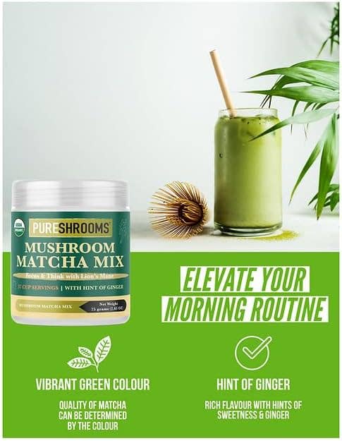 PureShrooms Inc. - Mushroom Matcha Green Tea Mix