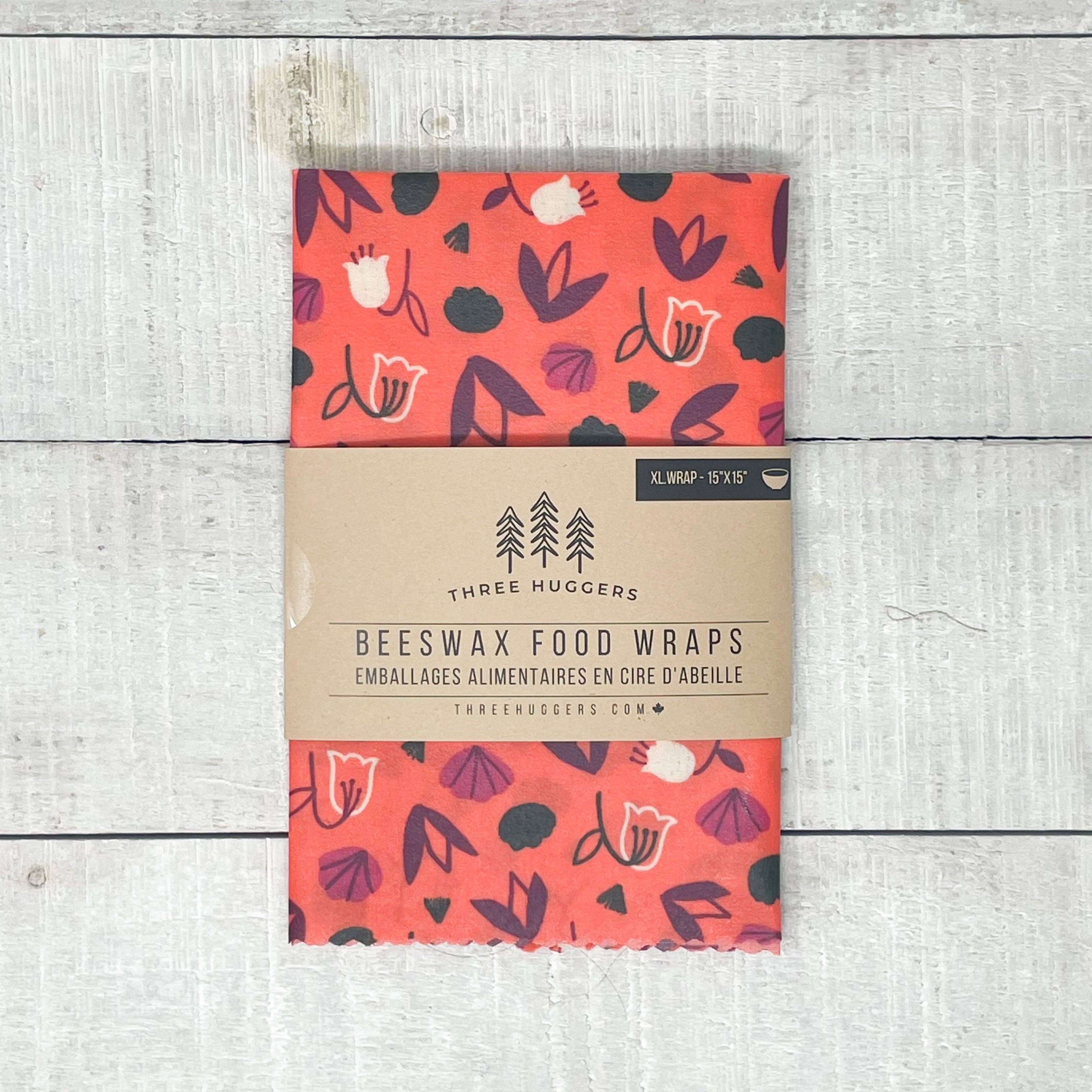 Three Huggers - XL Beeswax Wrap - Springtime