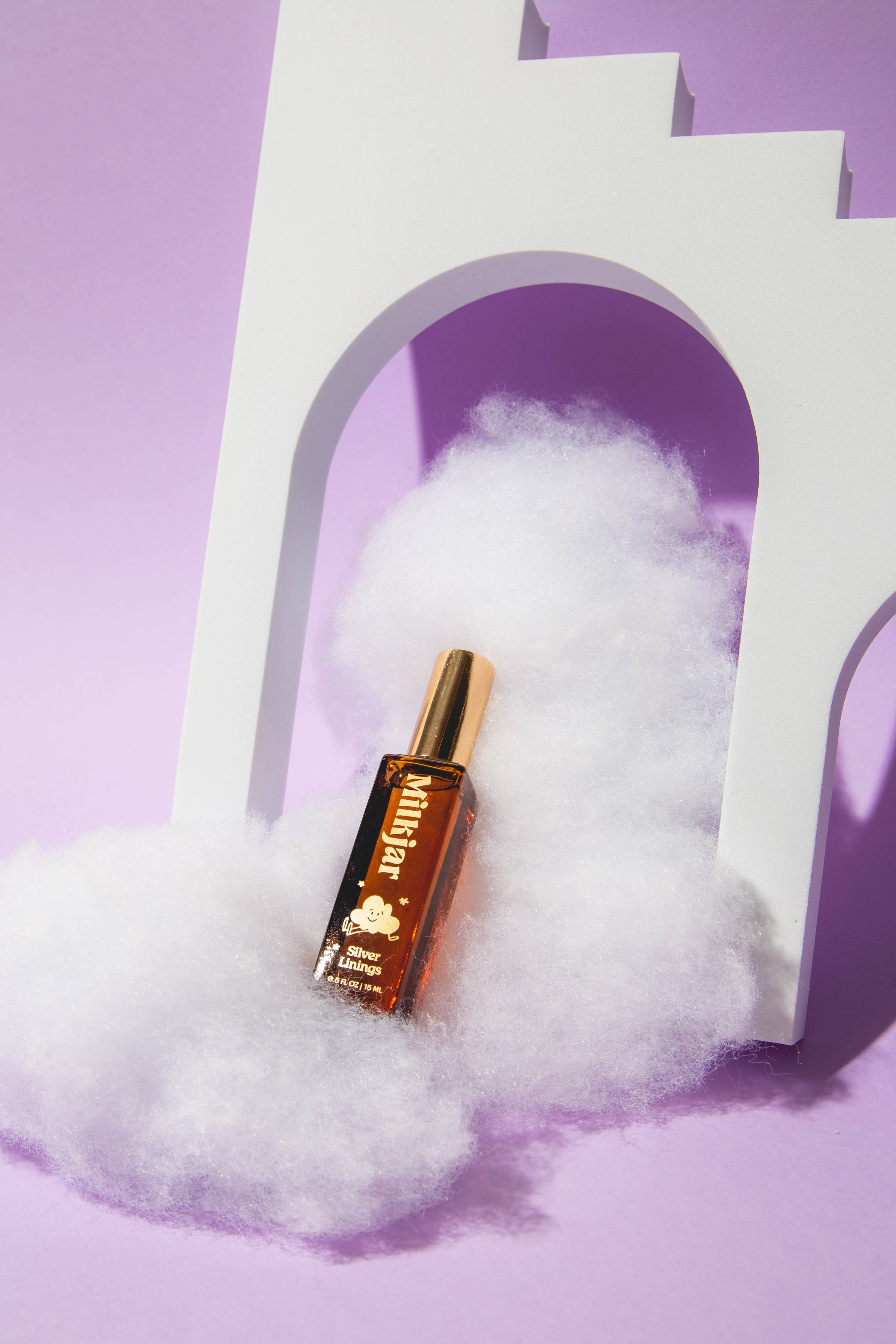 Milk Jar Candle Co. - Silver Linings - Palo Santo & Oud 15 mL Perfume Roller