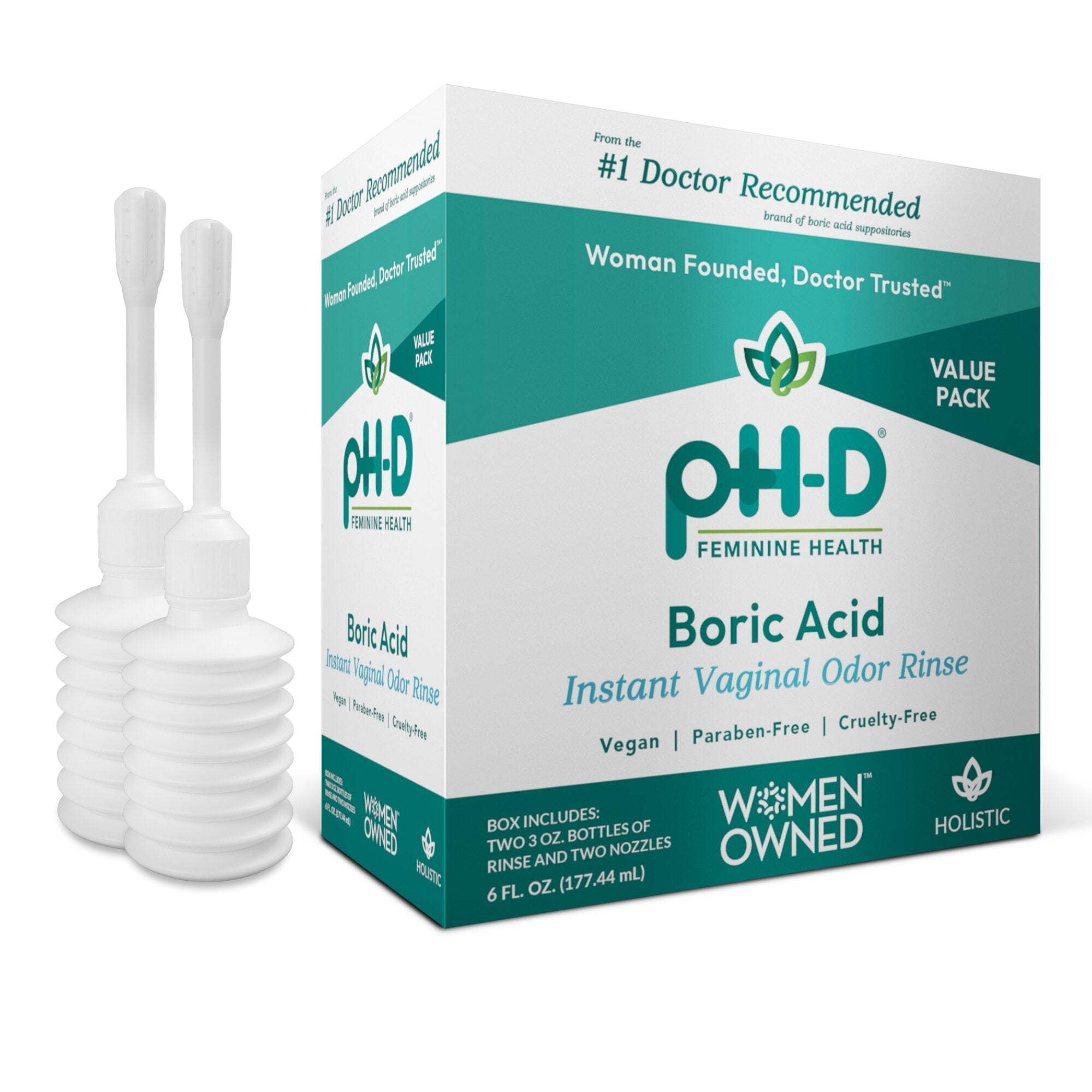 pH-D Feminine Health - Instant Odor Rinse with Boric Acid
