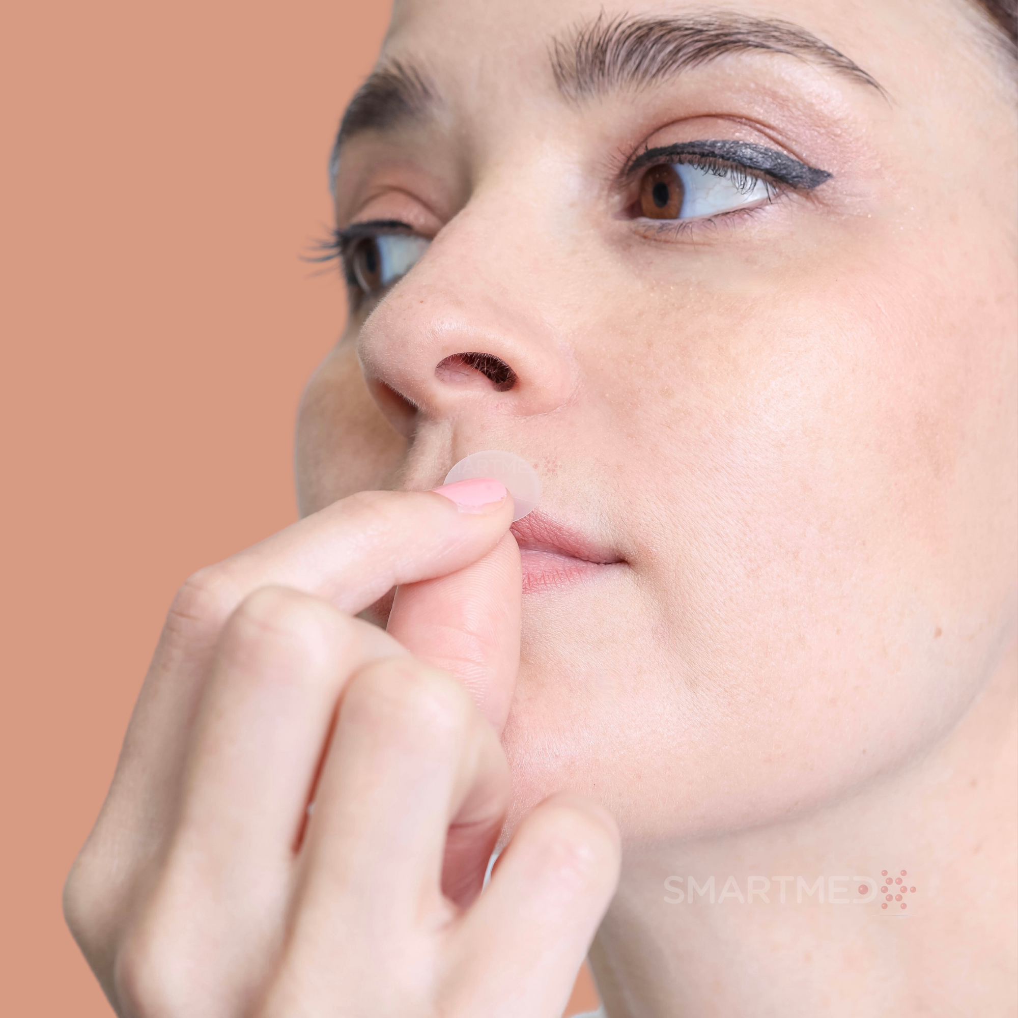 SMARTMED - Smart Cold Sore Large Treatment Patch with Lemon Balm Clear