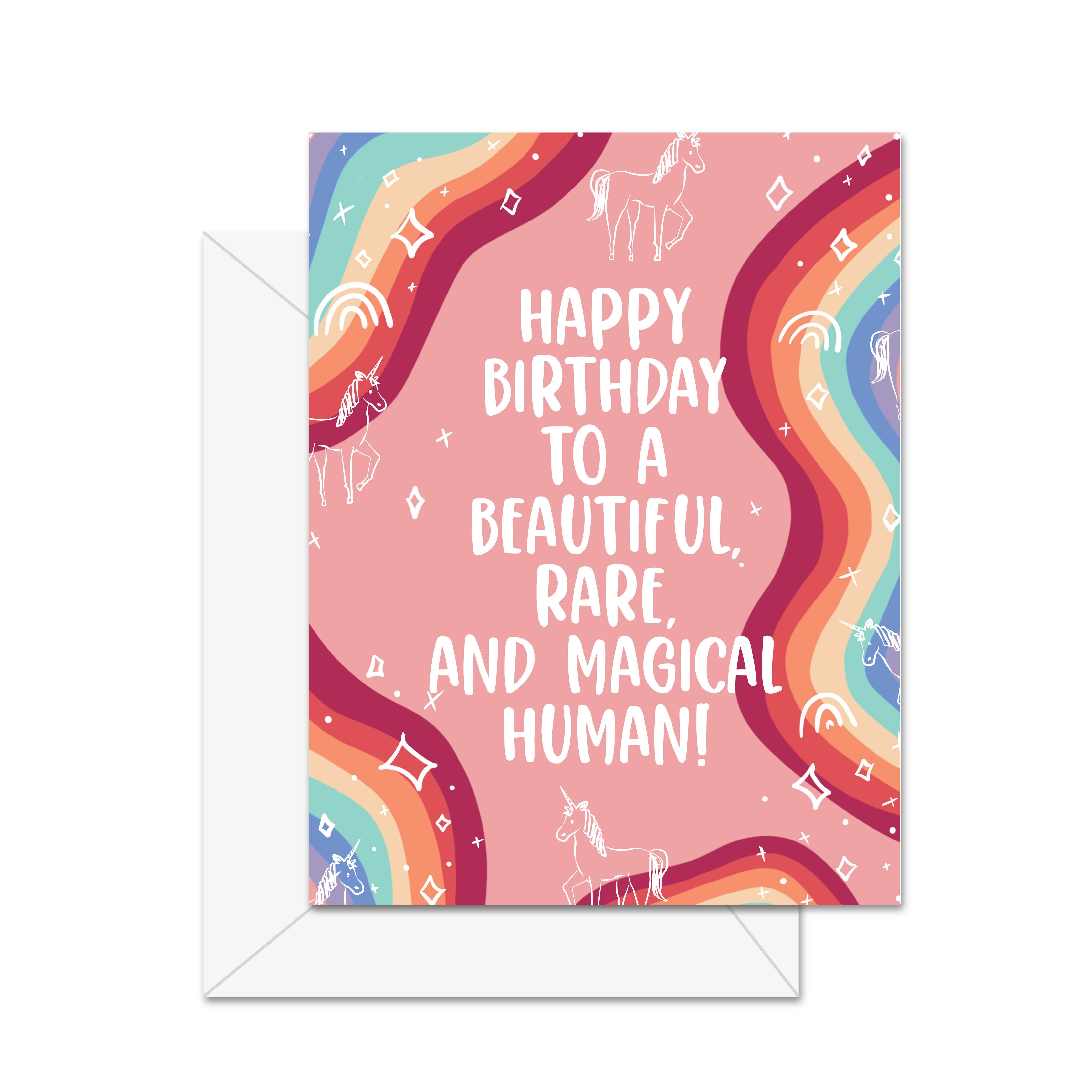 Jaybee Design - Happy Birthday To A Beautiful Rare And . . . - Greeting Card