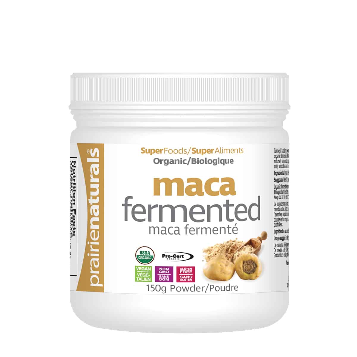 Prairie Naturals Fermented & Organic Maca