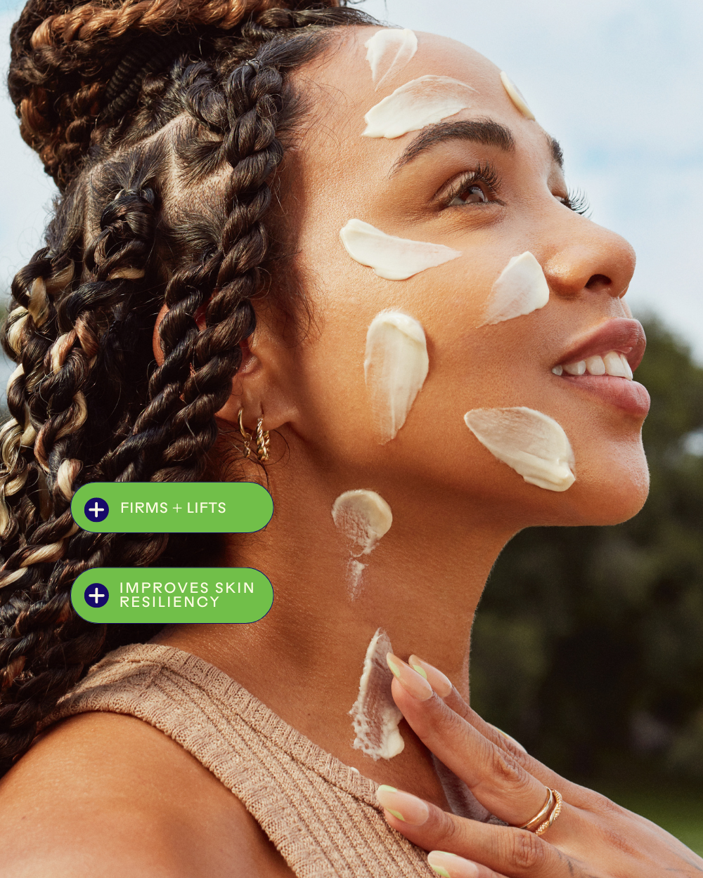 Three Ships - Firm Believer Goji Stem Cell Smoothing Neck + Face Cream