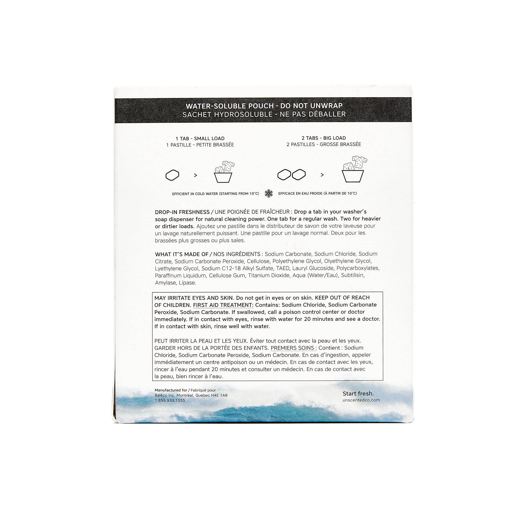 The Unscented Company - Laundry Tabs