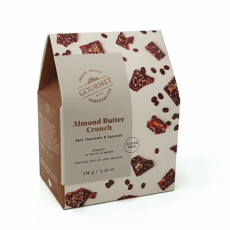Fraser Valley Gourmet Ltd. - ABC Toffee 100g - Espresso infused & Dark Chocolate