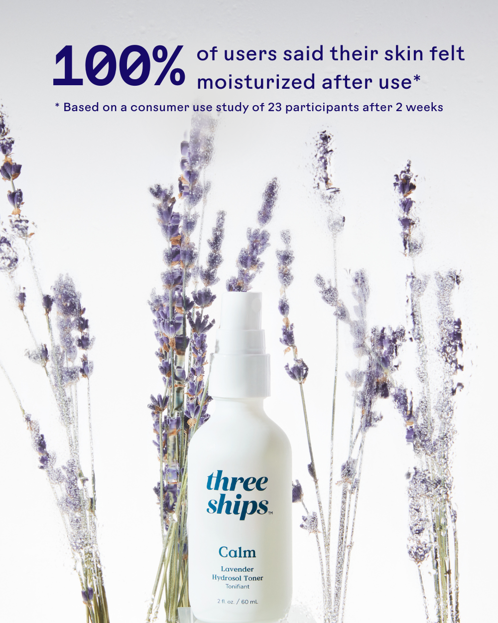 Three Ships - Calm Lavender Hydrosol Toner