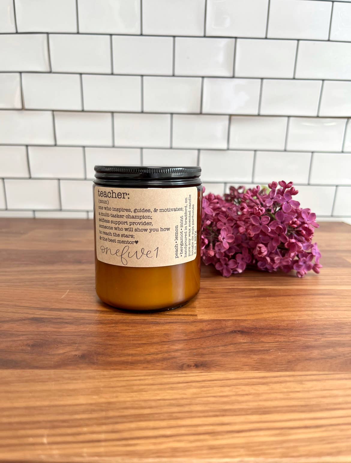 onefive1 - Teacher definition soy candle TEACHER GIFT IDEA