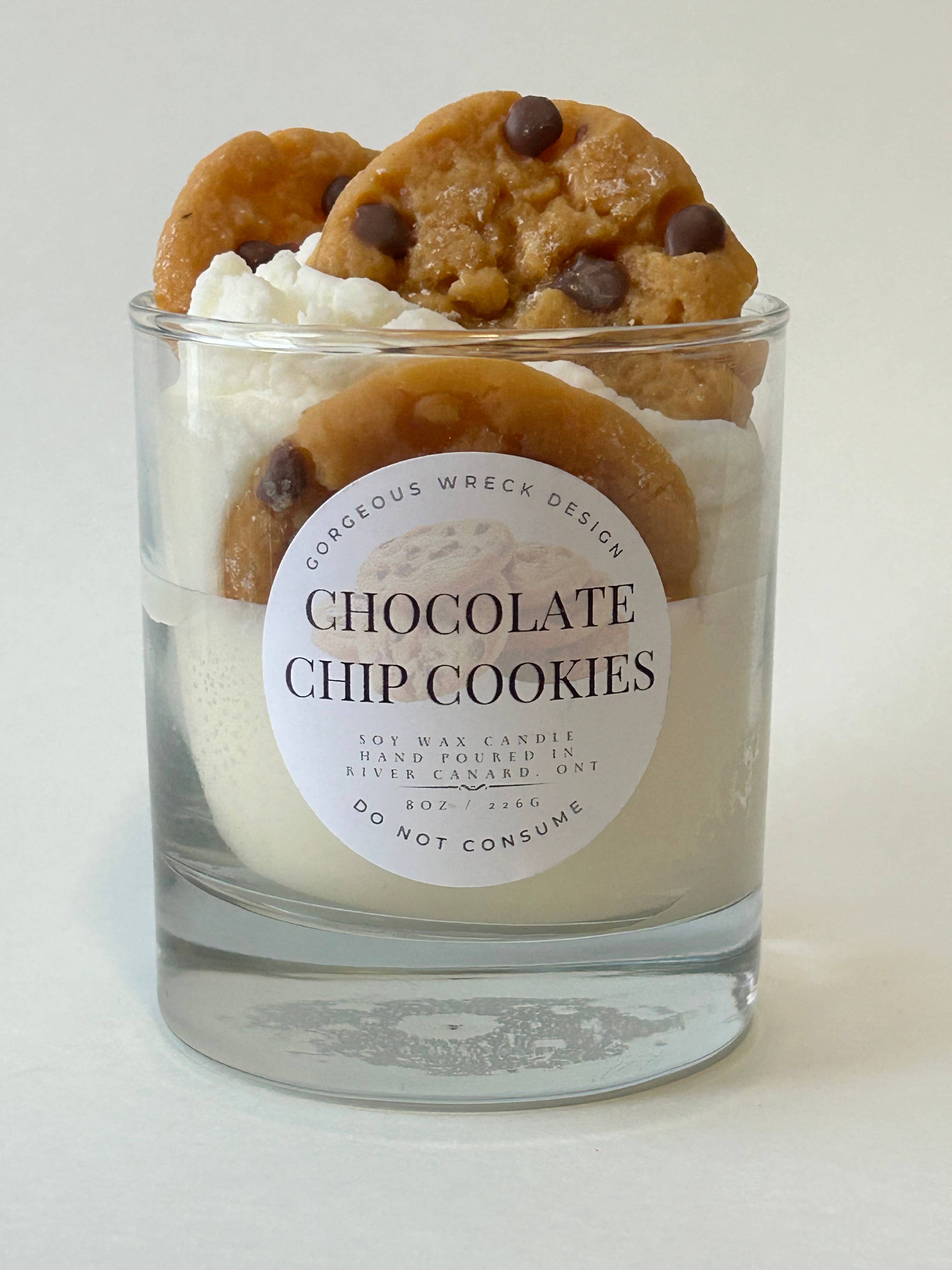Gorgeous Wreck Design - Chocolate Chip Cookie Dessert Candle