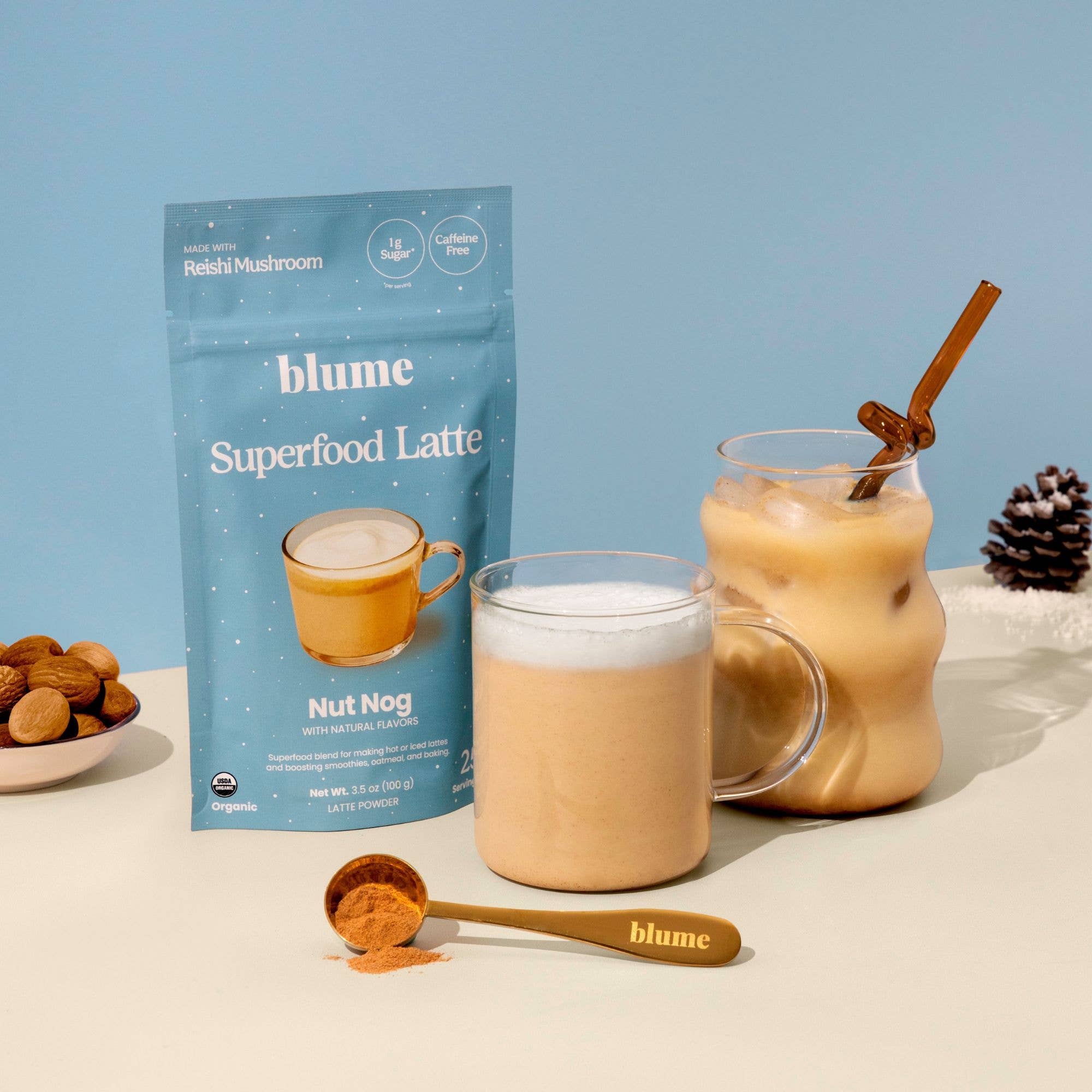 Blume - Superfood Latte Powder, Nut Nog Blend