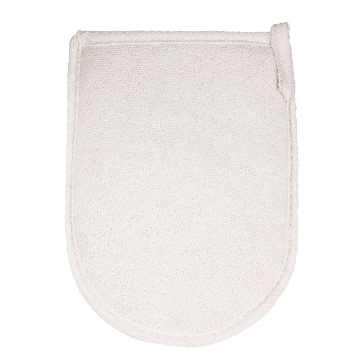 Vegan 2-IN-1 Loofah Bath Mitt with Hanging Loop