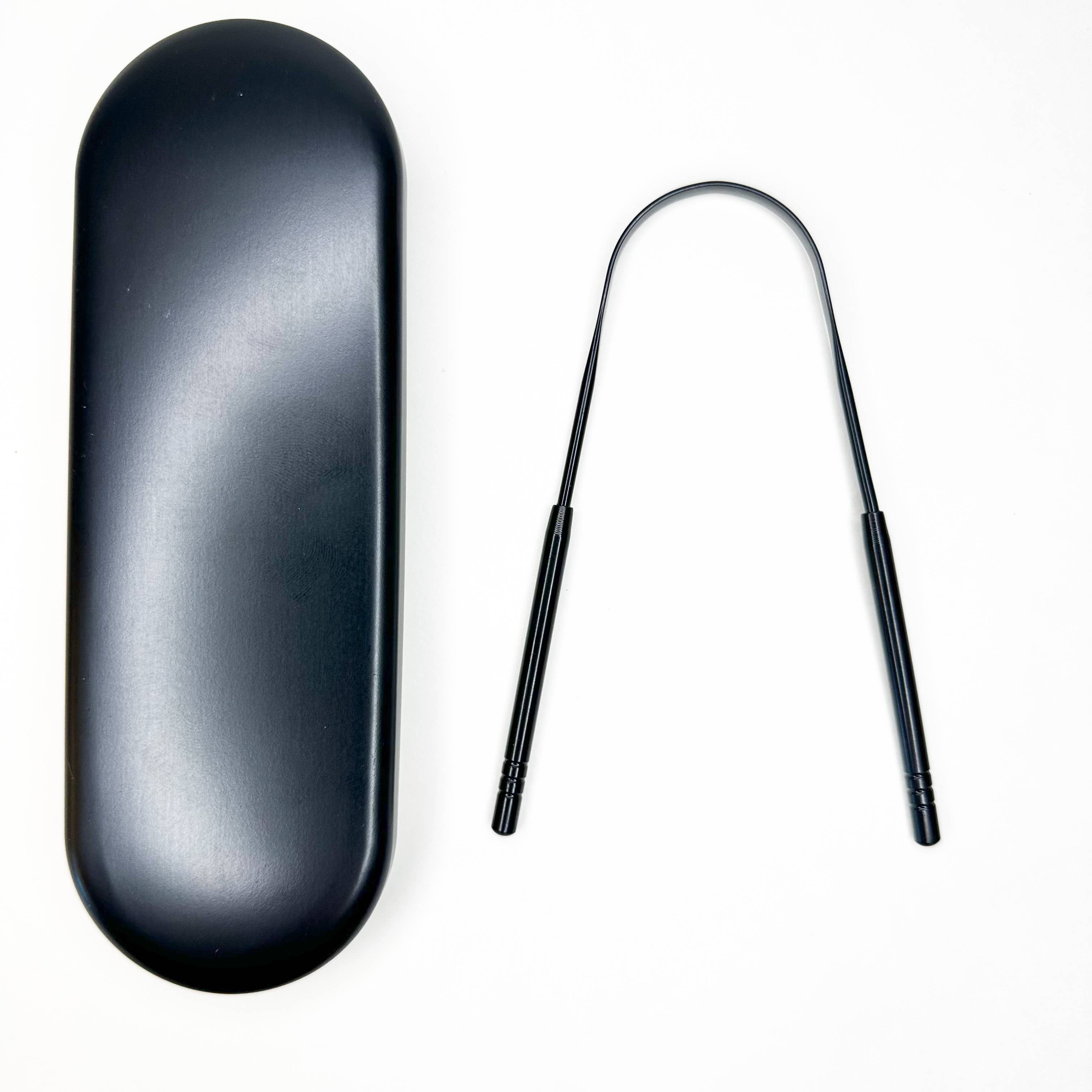 Smile Boutiques - Reusable Stainless Steel Tongue Scraper : 100% Pure Copper Scraper