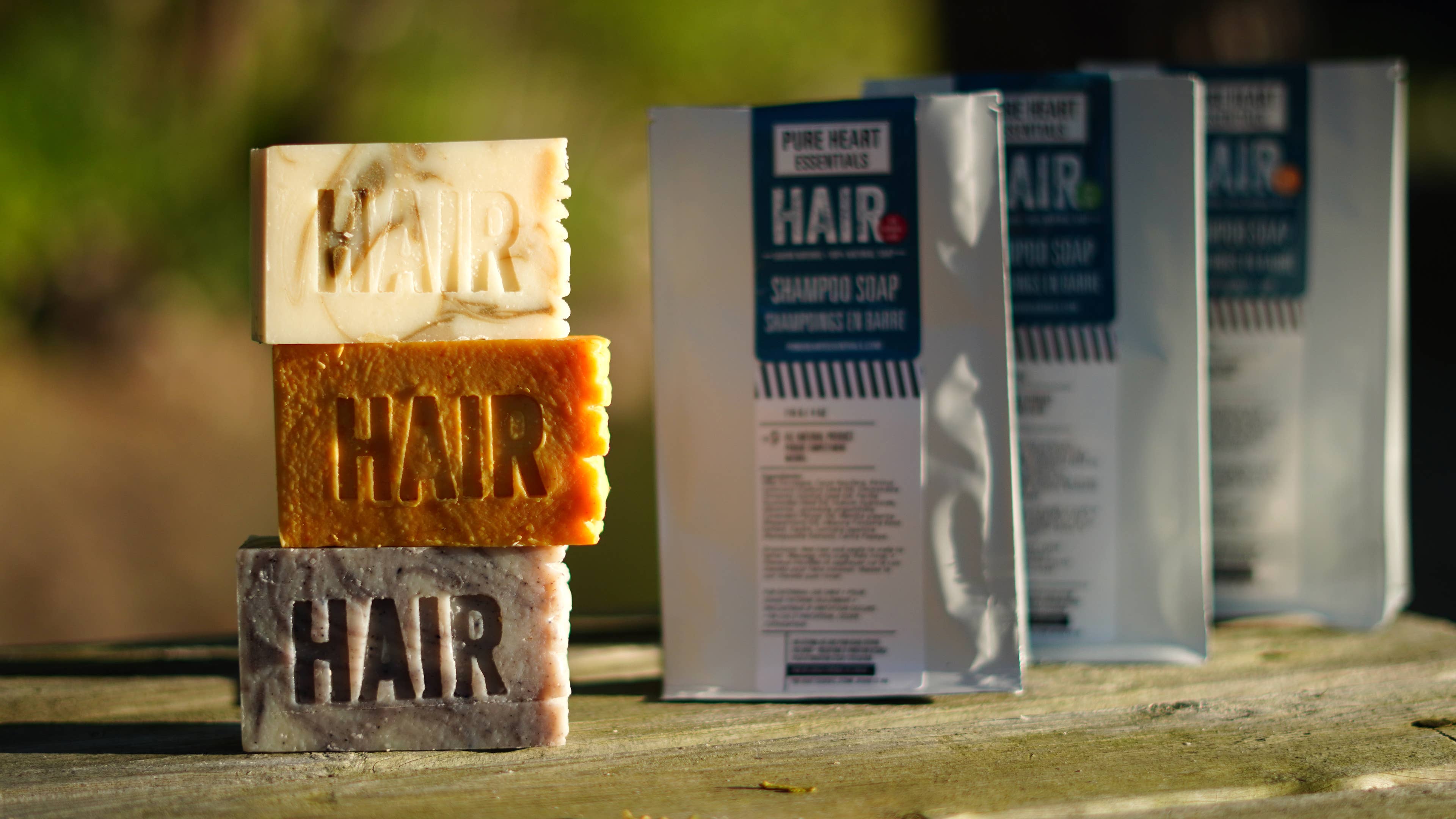 Pure Heart Essentials - HAIR – Dry Hair Shampoo Bar (Award Winning) Vegan : Dry