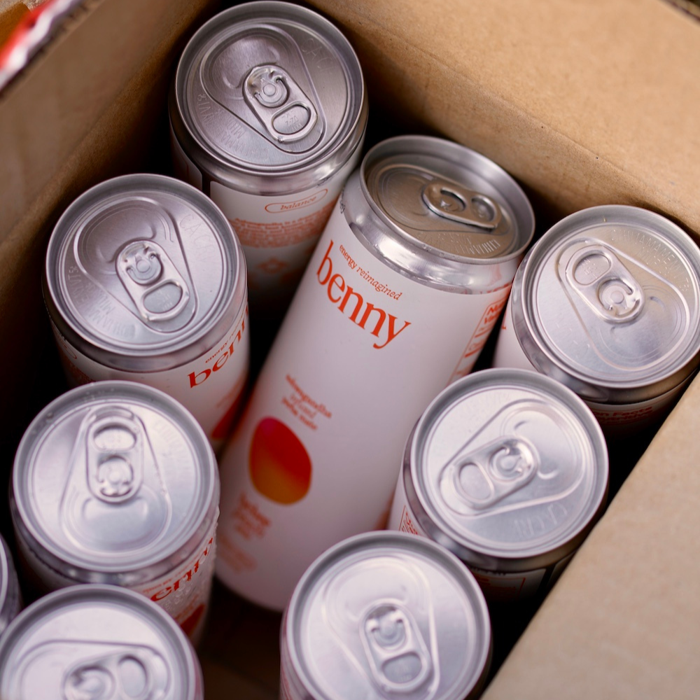 Benny - Peach Lychee Yerba Mate Energy Drink