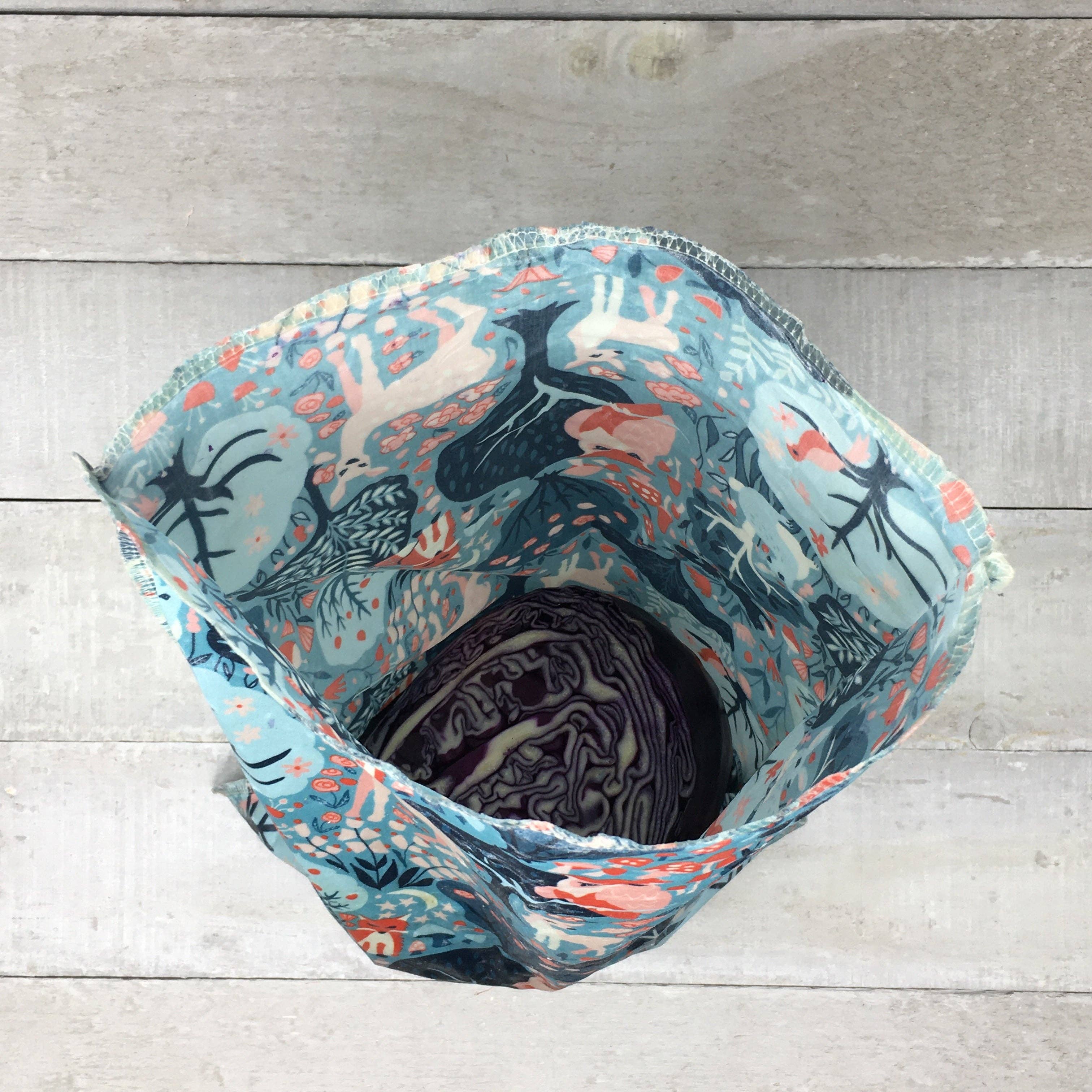 Three Huggers - Large Beeswax Bag - Fireworks