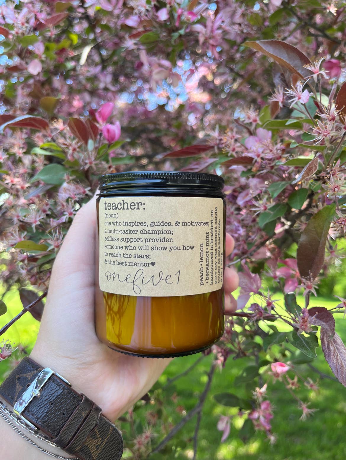 onefive1 - Teacher definition soy candle TEACHER GIFT IDEA