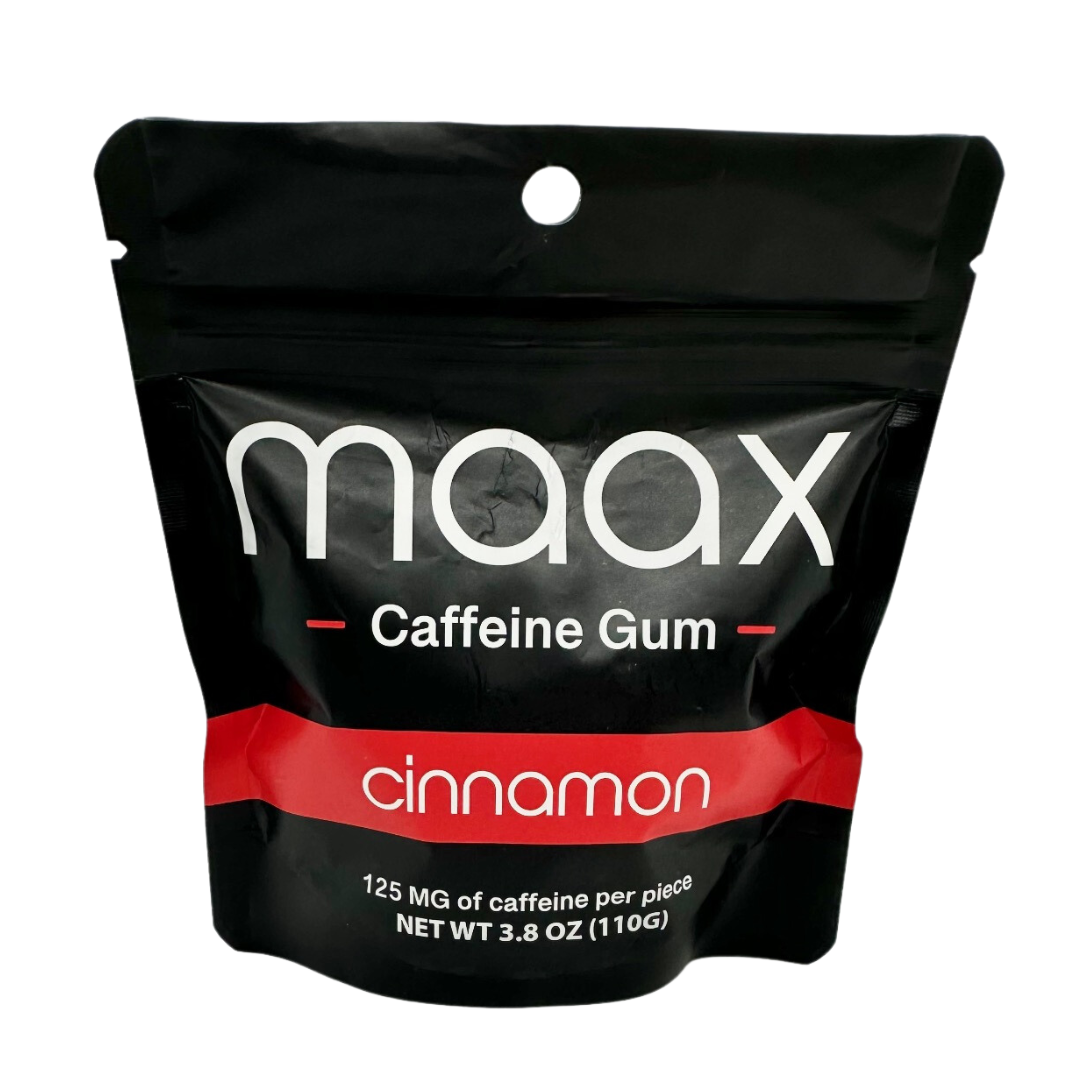 Maax Caffeine Gum | 125mg per piece | 40 pieces per bag