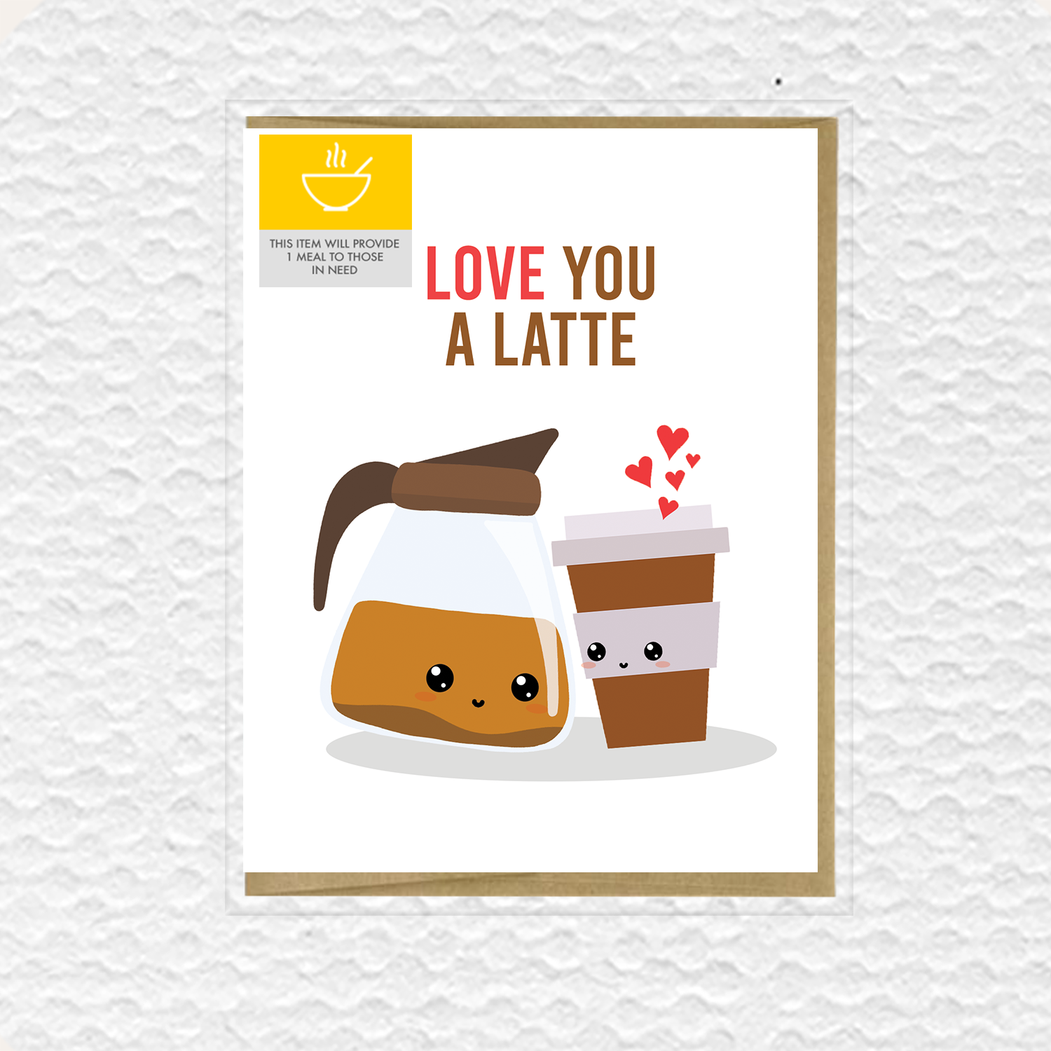 IMPAPER - Love You A Latte Love Card