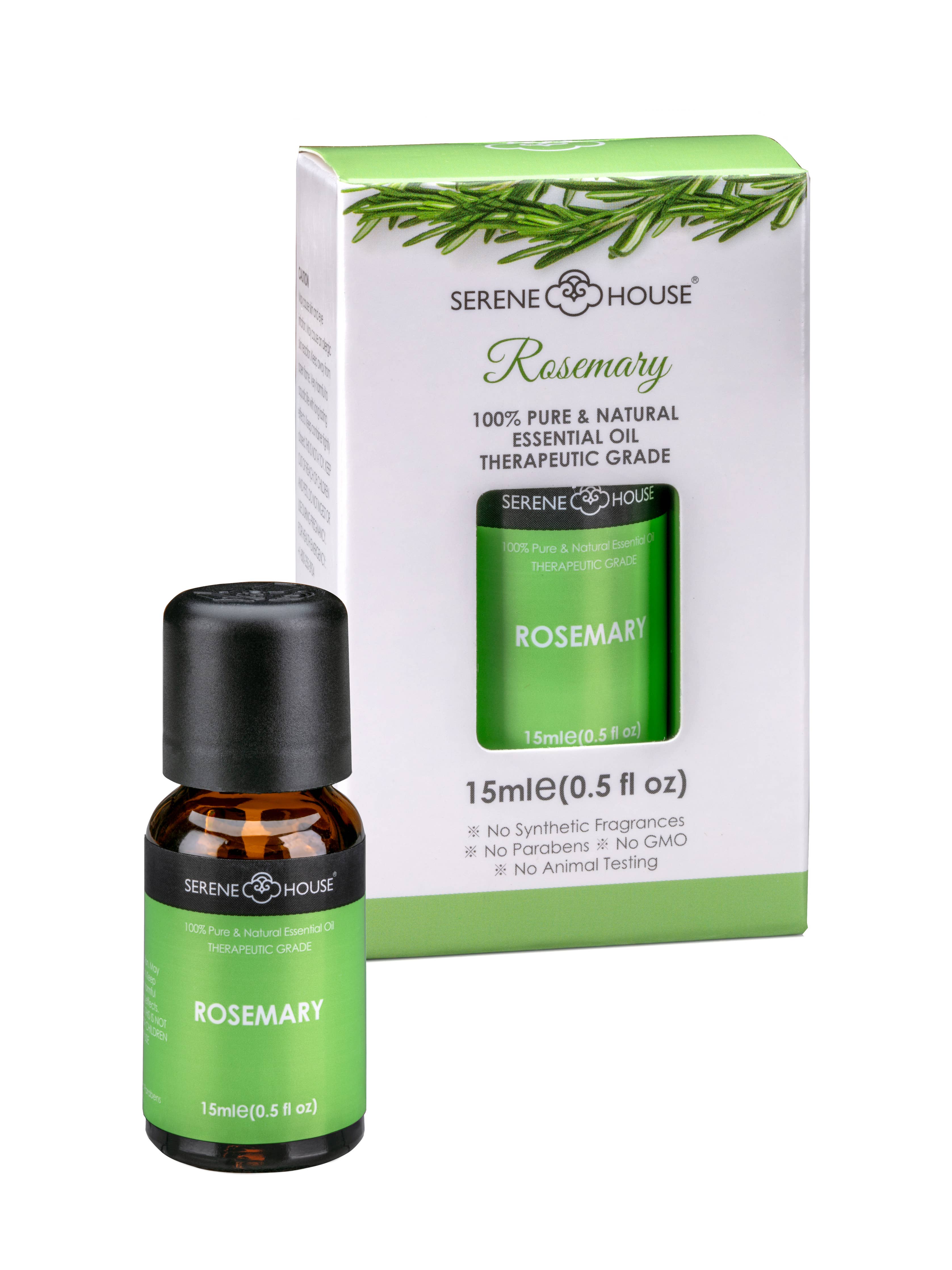 SERENE HOUSE - Rosemary 100% Natural Essential Oil 15ml