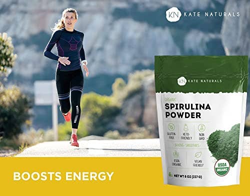 Kate Naturals - Organic Spirulina Powder: Medium
