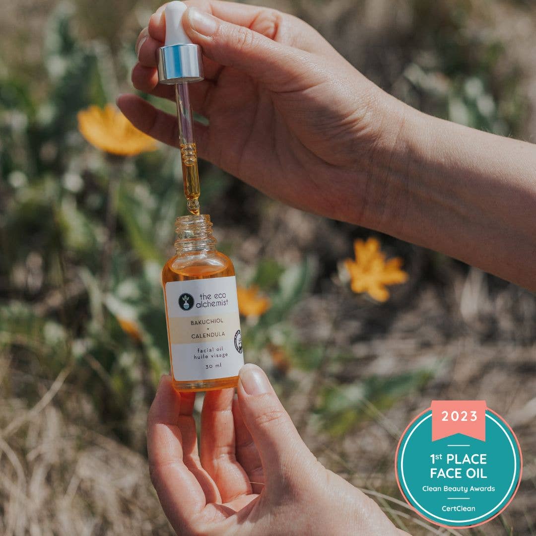 The Eco Alchemist - Bakuchiol + Calendula Facial Oil: 30ml