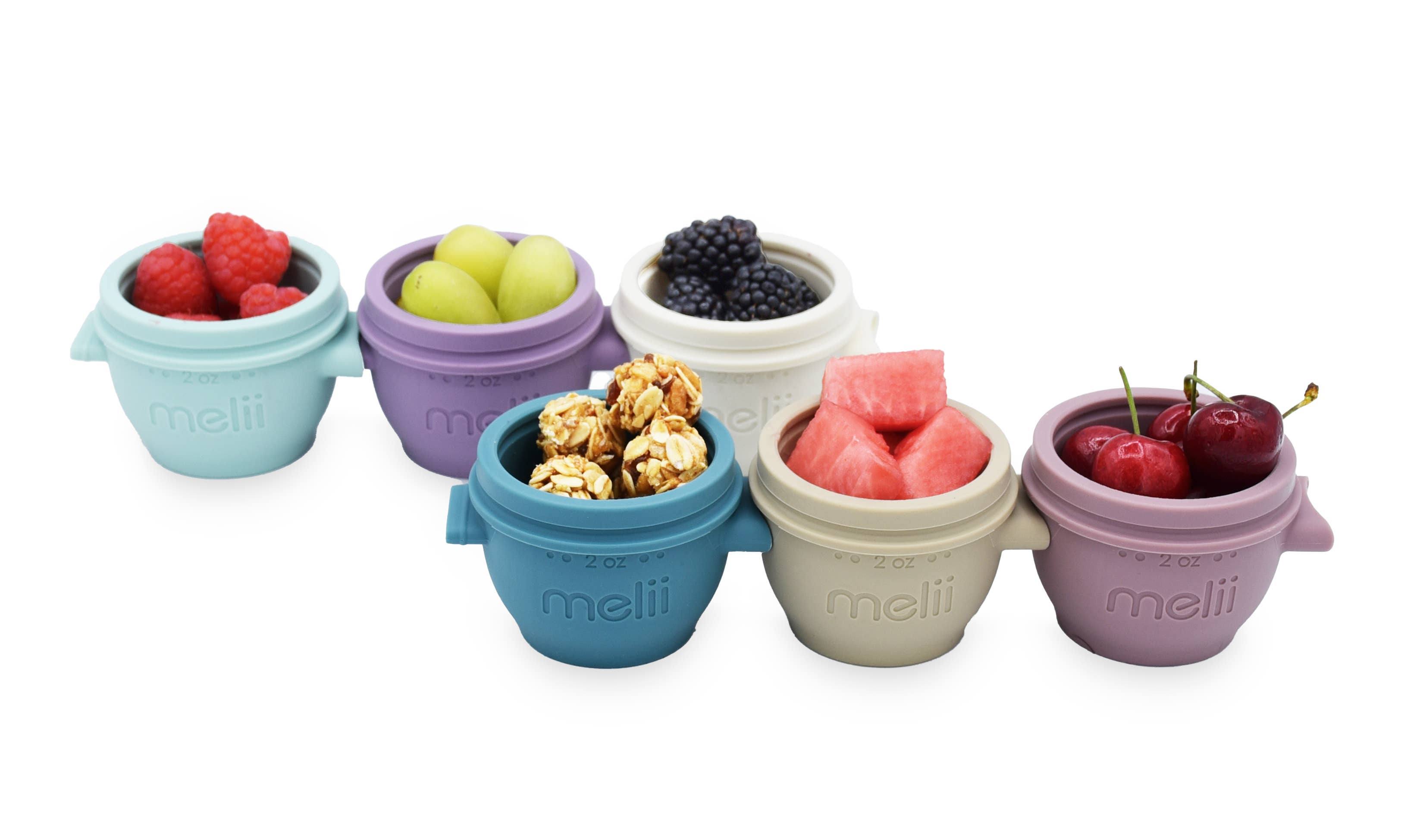 melii - Luxe Silicone Snap & Go Pods : 4oz 4pack