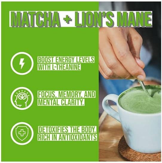 PureShrooms Inc. - Mushroom Matcha Green Tea Mix